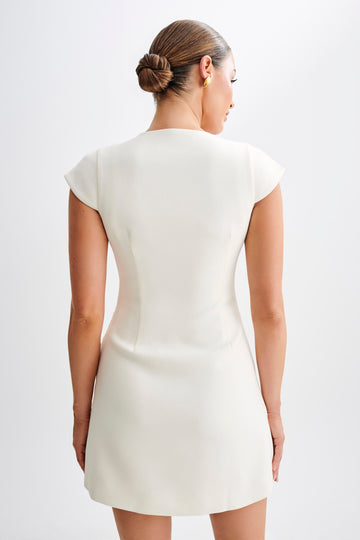 Kiernan Sleeveless Blazer Dress - Ivory