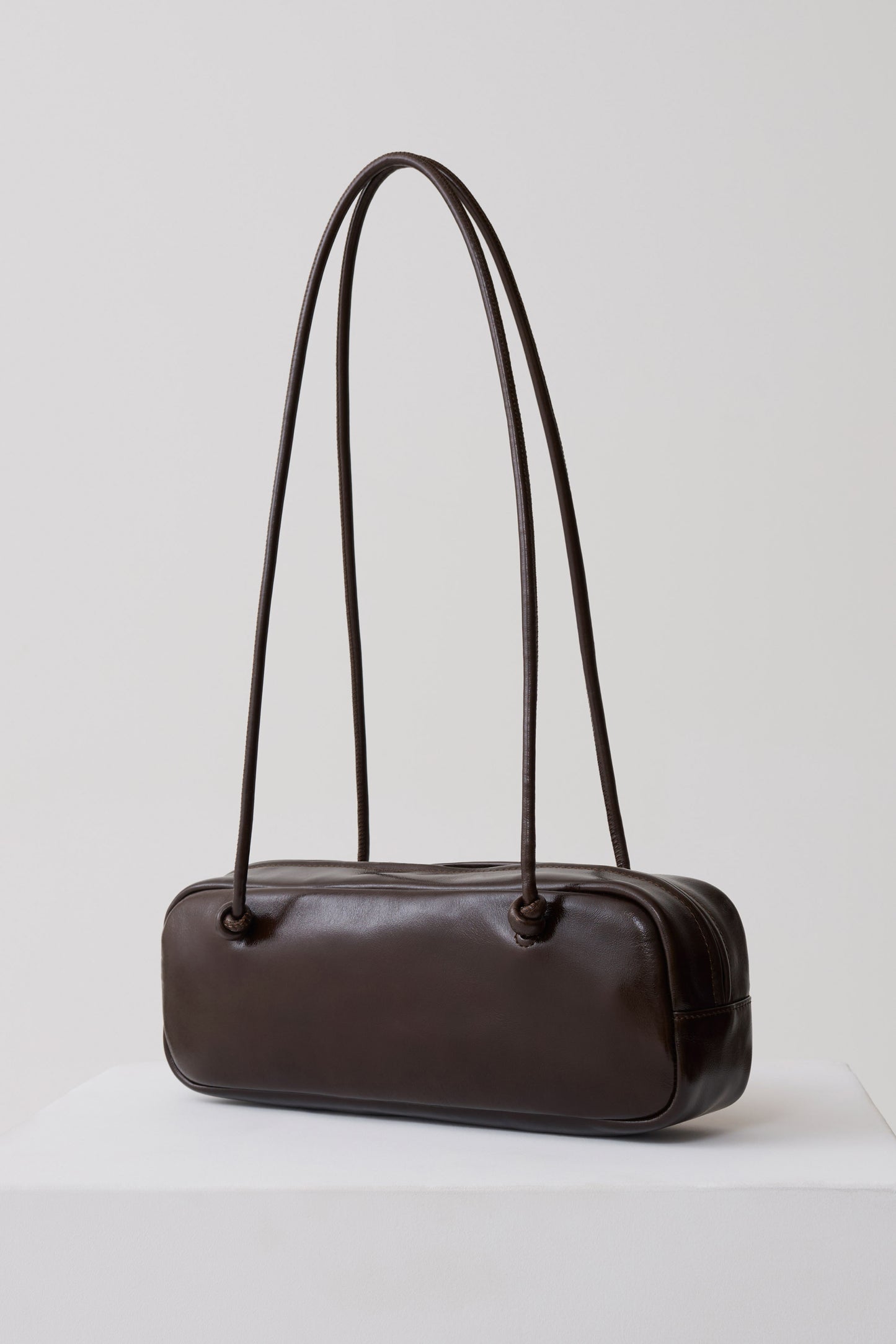 Mia Barrel Bag - Chocolate