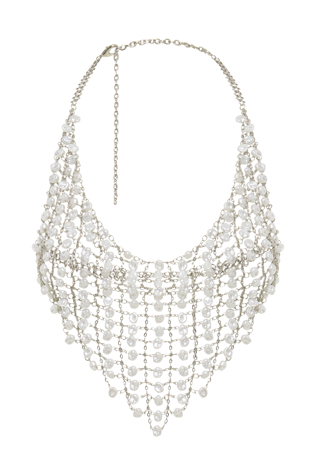 Gretchen Pearl Halter Top - Pearl