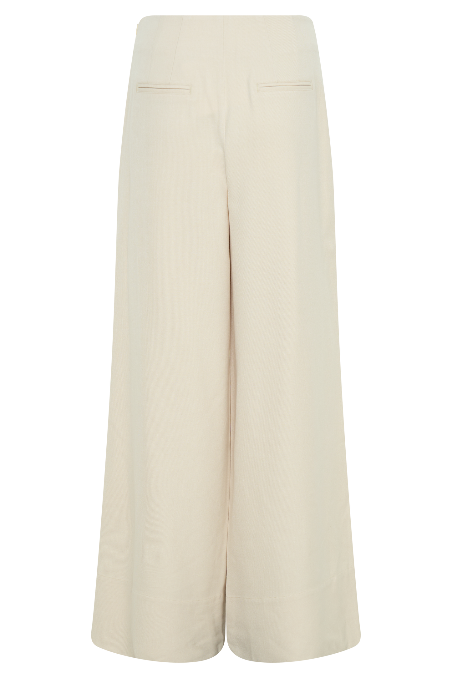 Mila Straight Leg Suiting Pant - Buttermilk