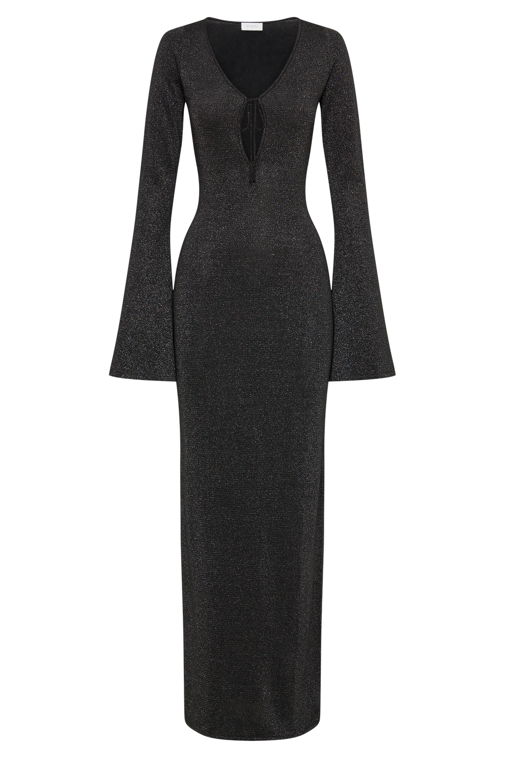 Kamila Long Sleeve Midi Dress - Black