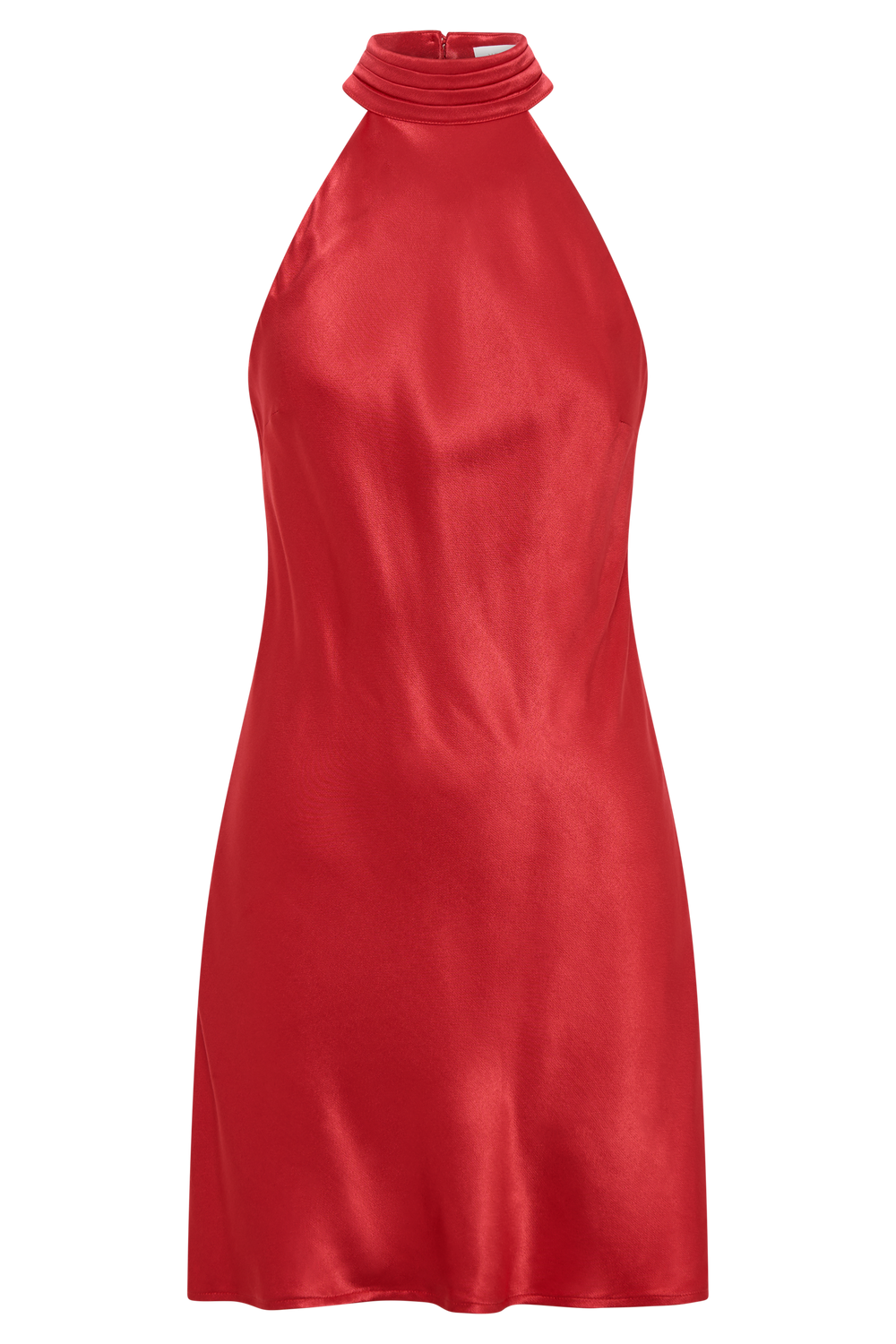 Claire A Line Mini Dress - Red