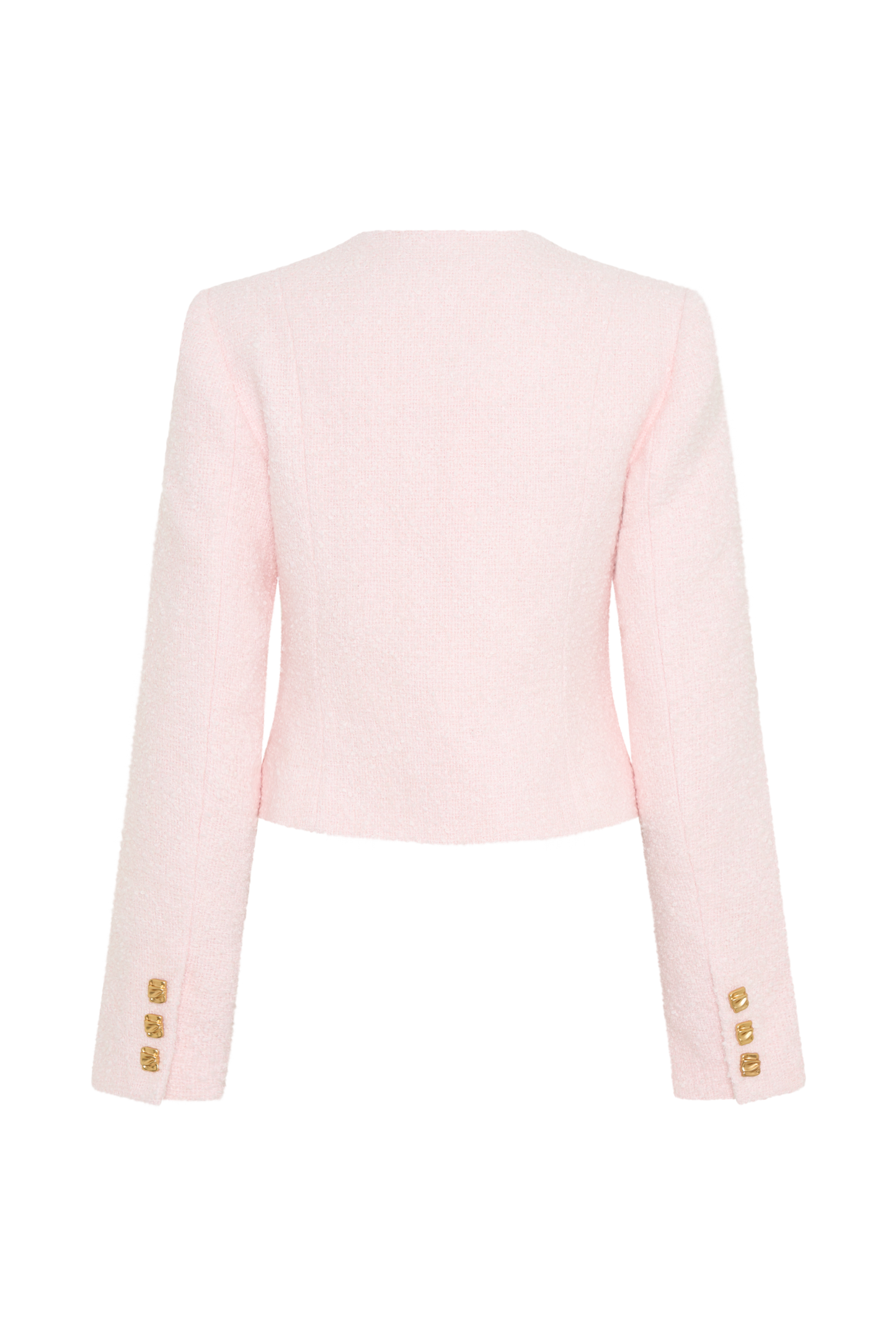 Cleo Boucle Jacket - Powder Pink