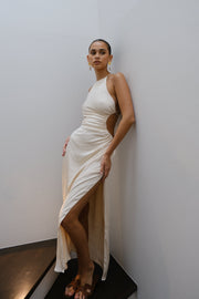 Rosalina Cut Out Maxi Dress - Ivory