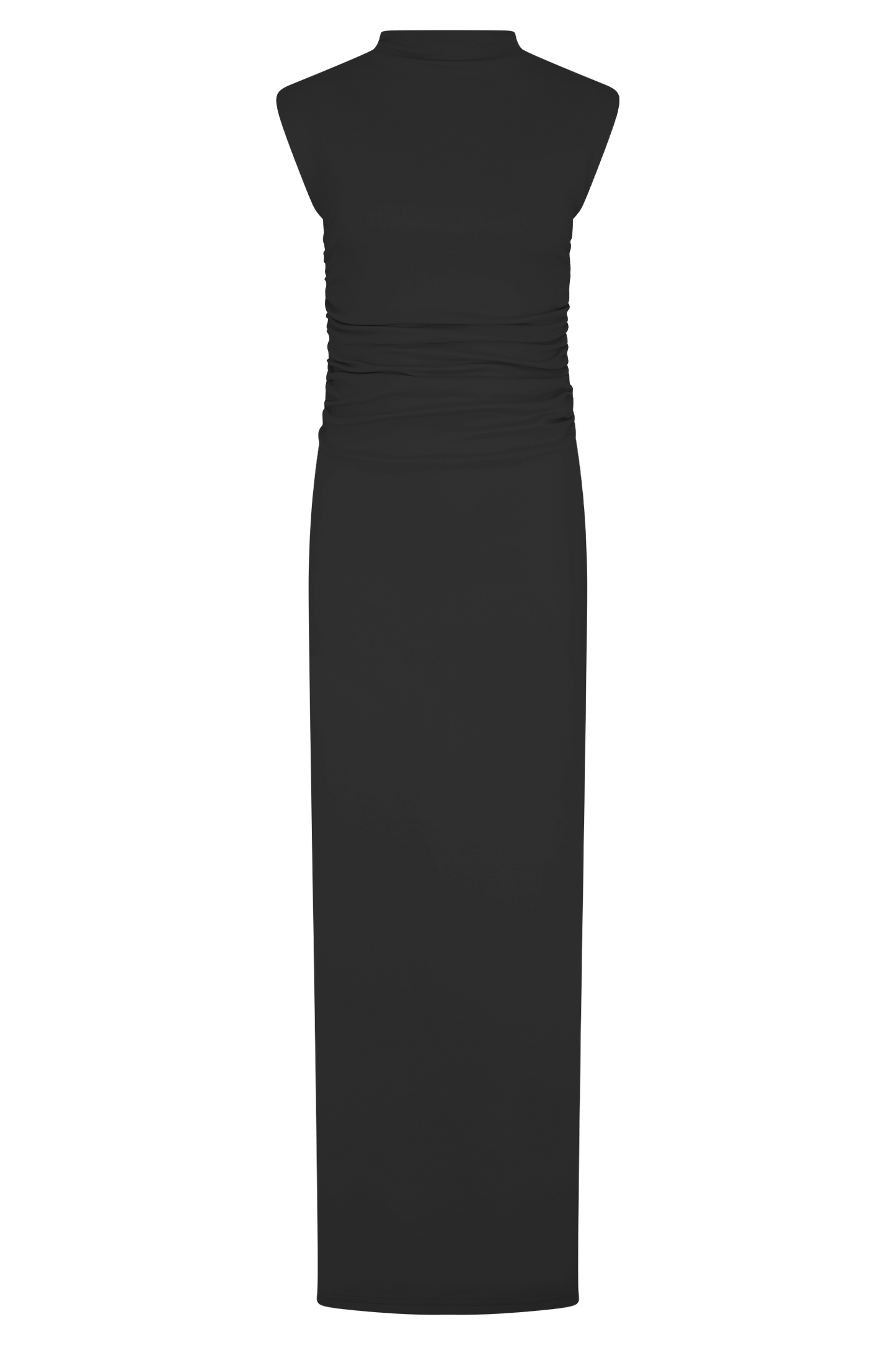 Elliot High Neck Sleeveless Maxi Dress - Black