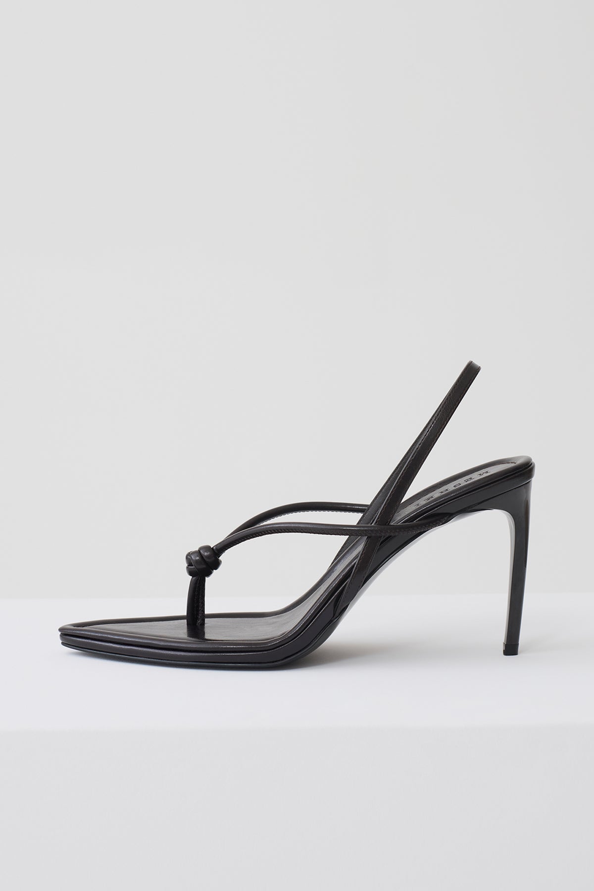 Nikkie Knot Sling Back Heel - Chocolate