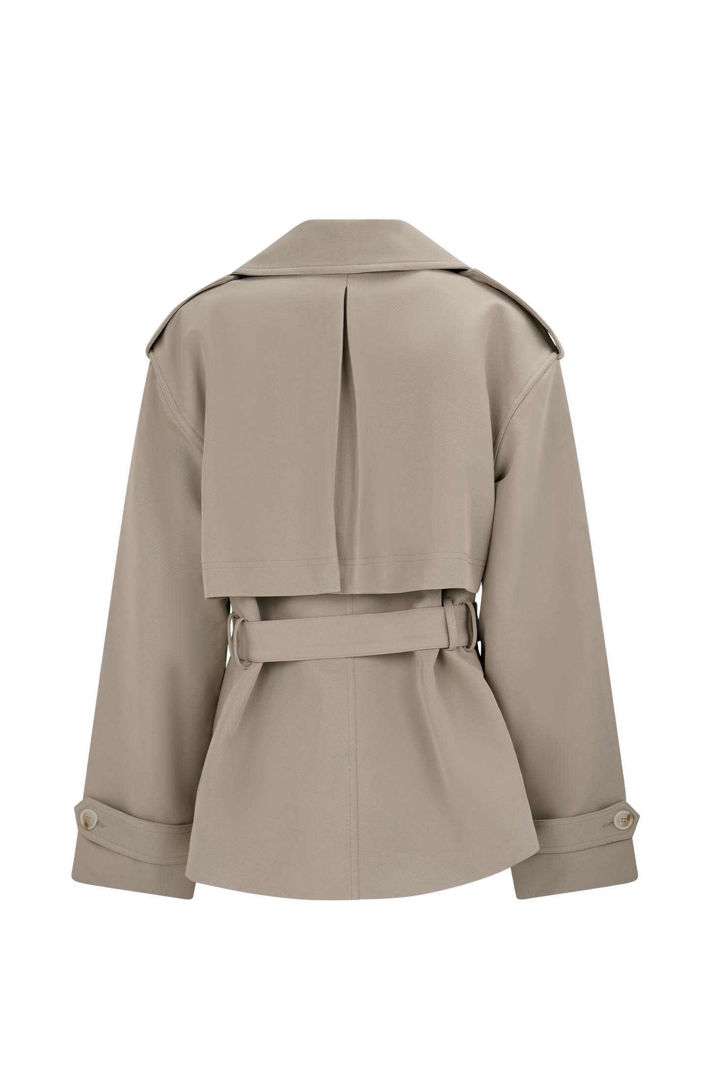 Alden Short Trench Jacket - Pebble