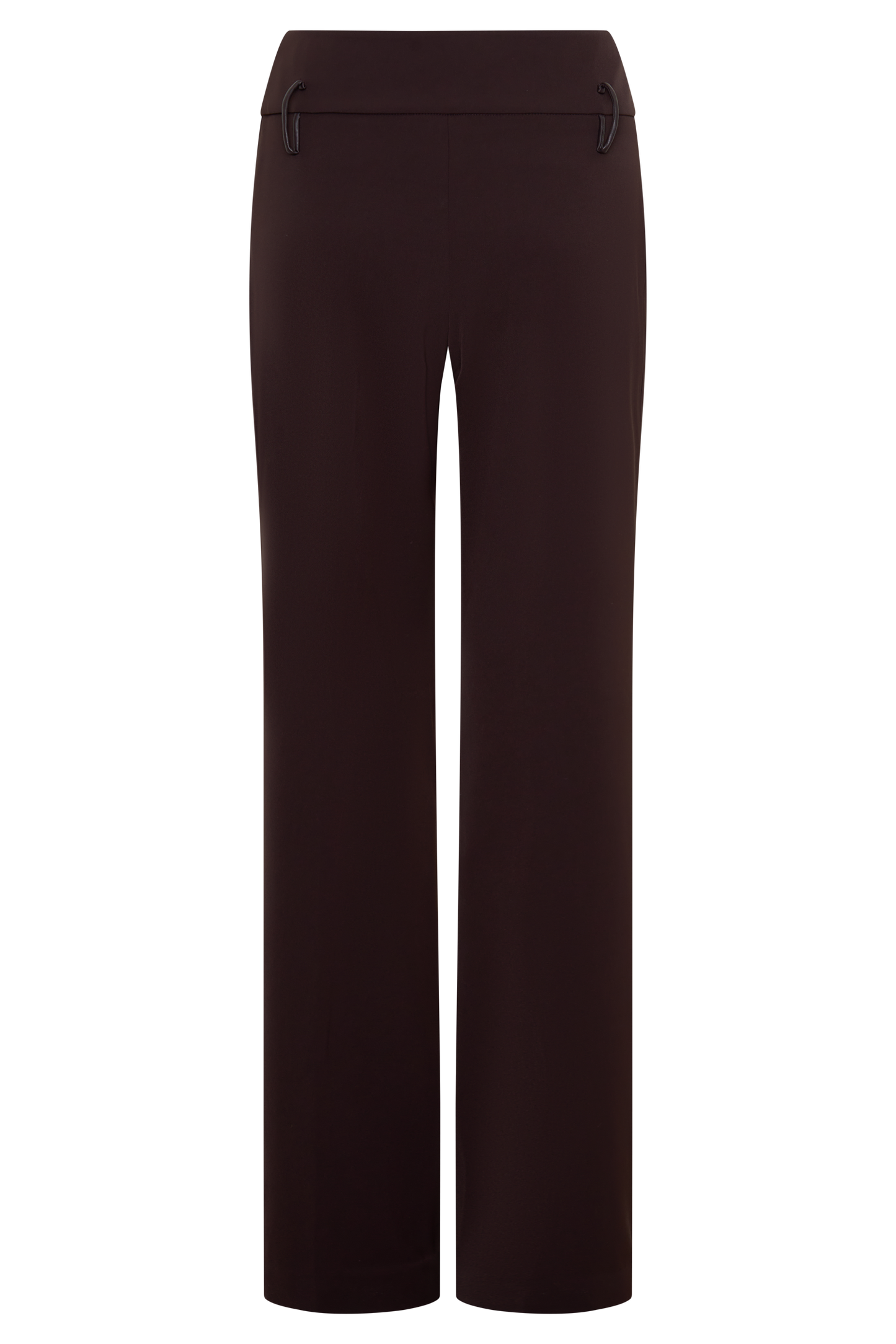 Brooke Straight Leg Suiting Pant - Burgundy
