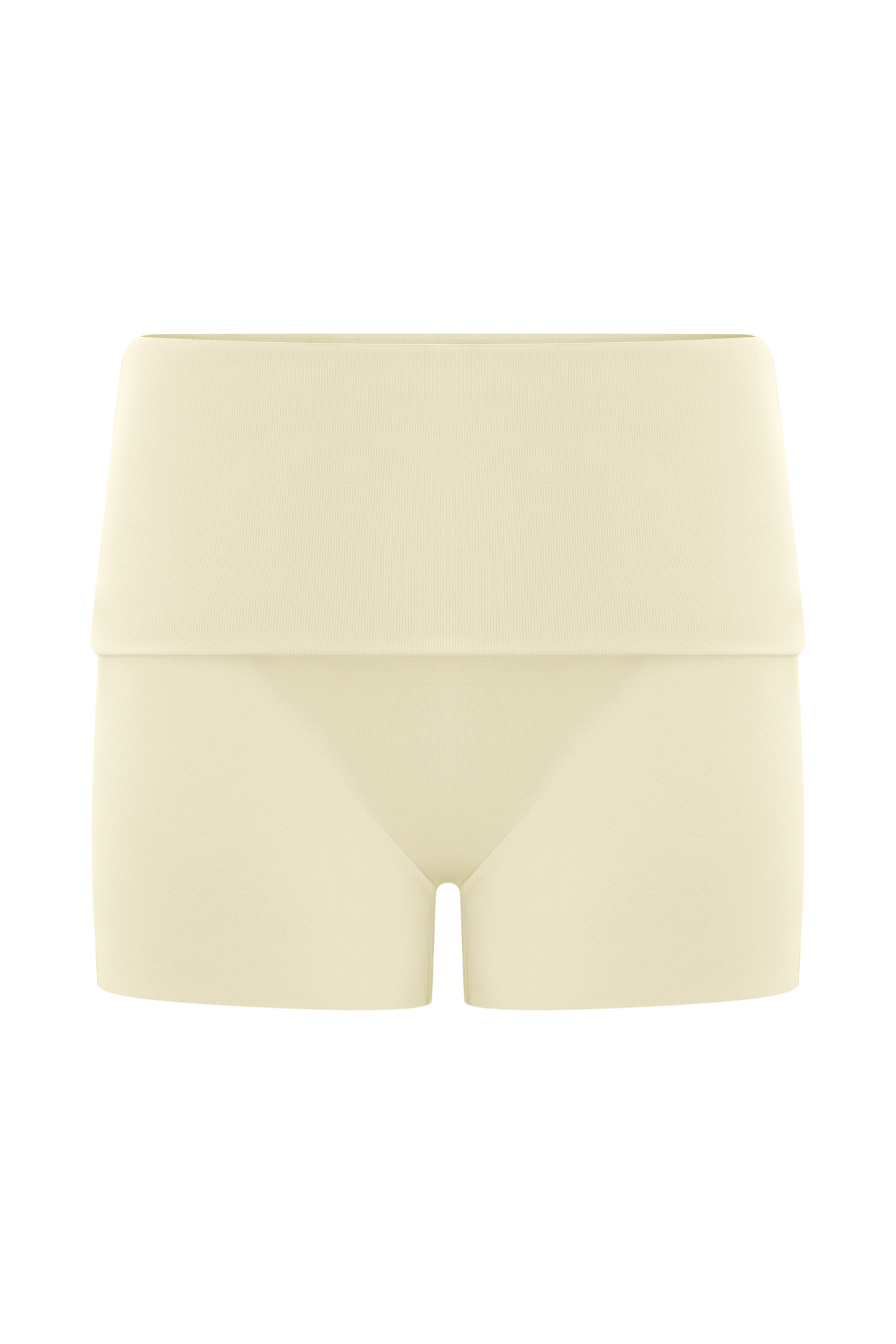 Birdie Fold Over Shorts - Ivory