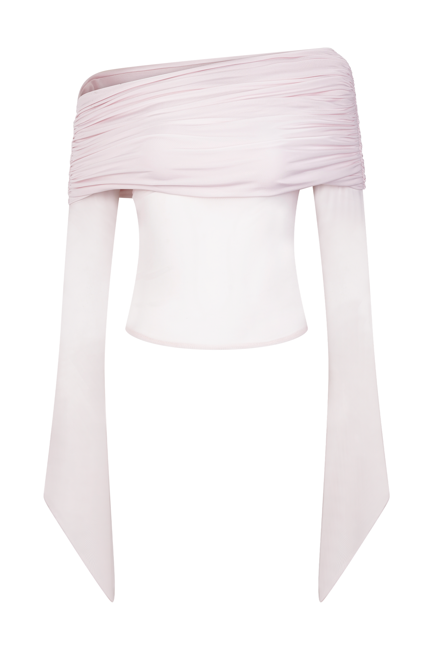 Dahlia One Shoulder Top - Pale Pink