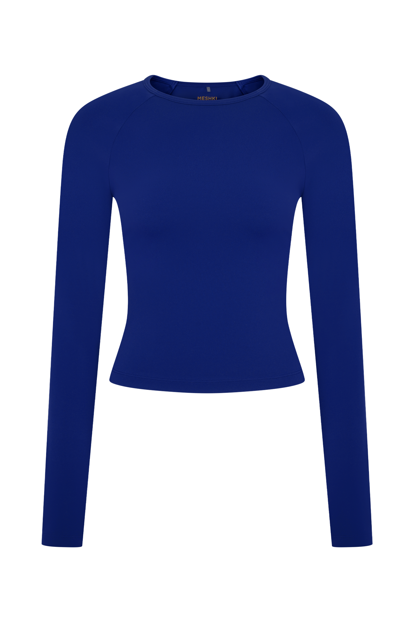 Eliana Long Sleeve Active Top - Cobalt