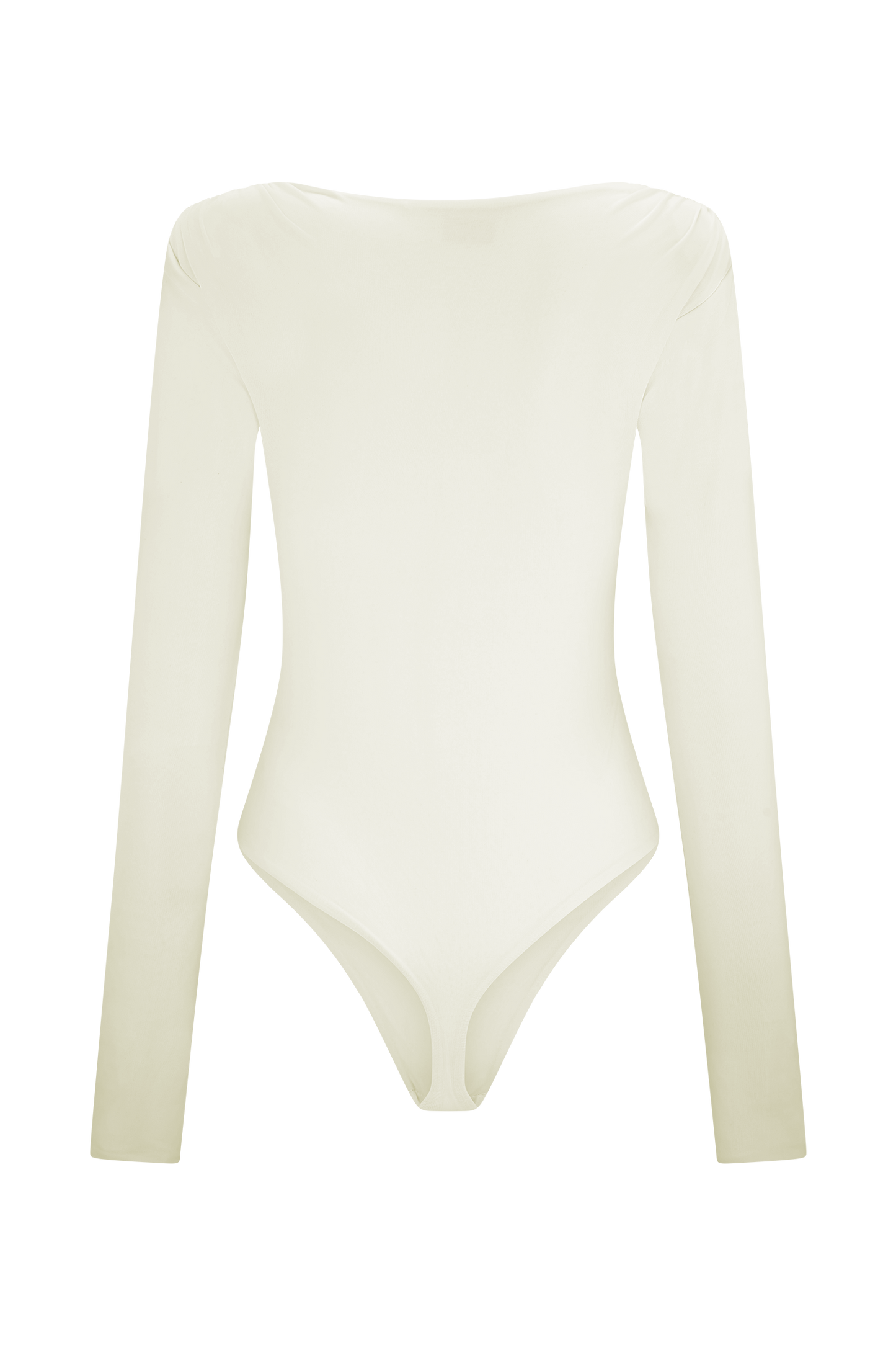 Elsie Shoulder Pad Bodysuit - Ivory
