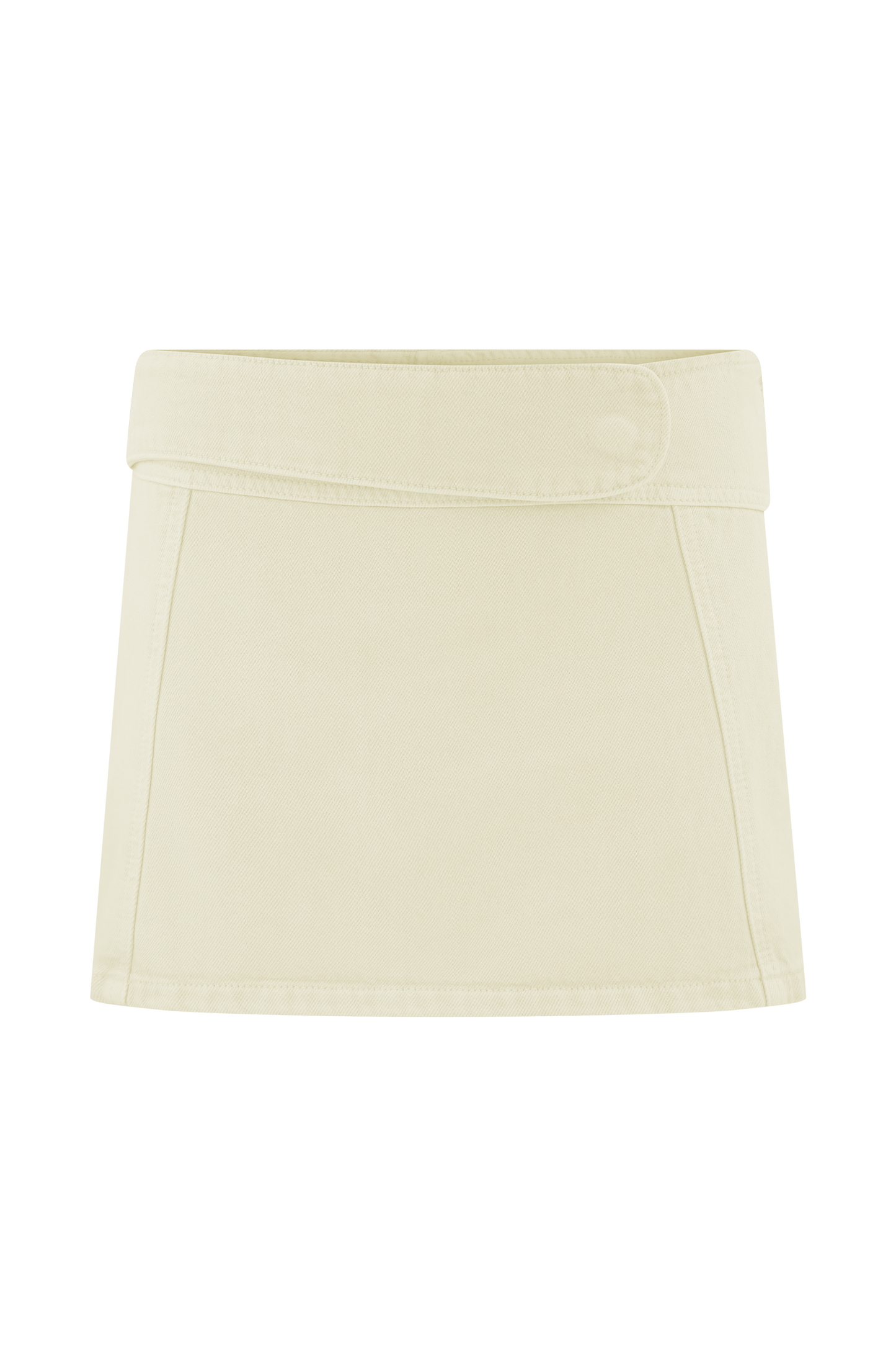 Fallon Denim Micro Mini Skort - Stone Wash