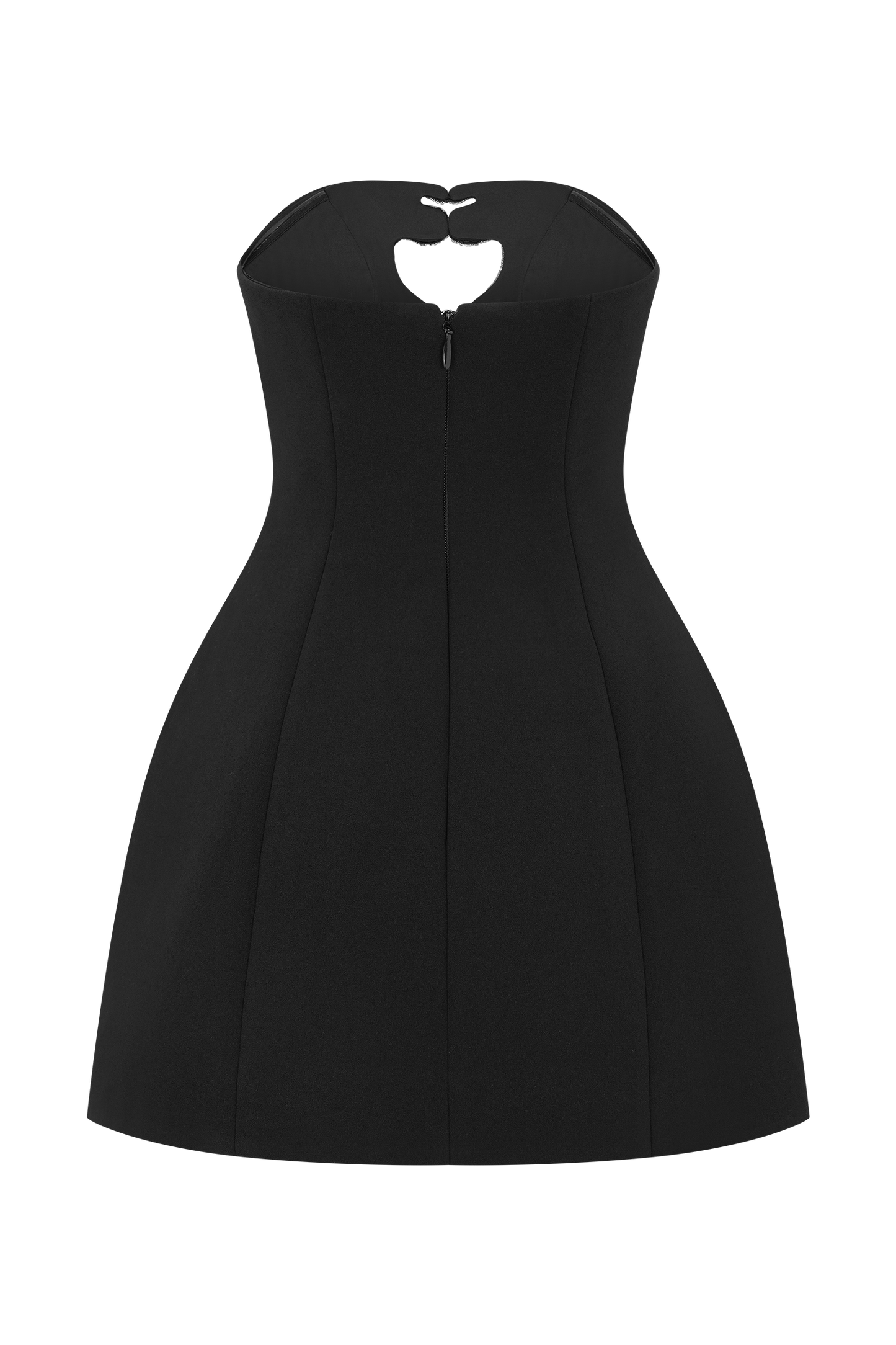 Hilda Embellished Strapless Mini Dress - Black