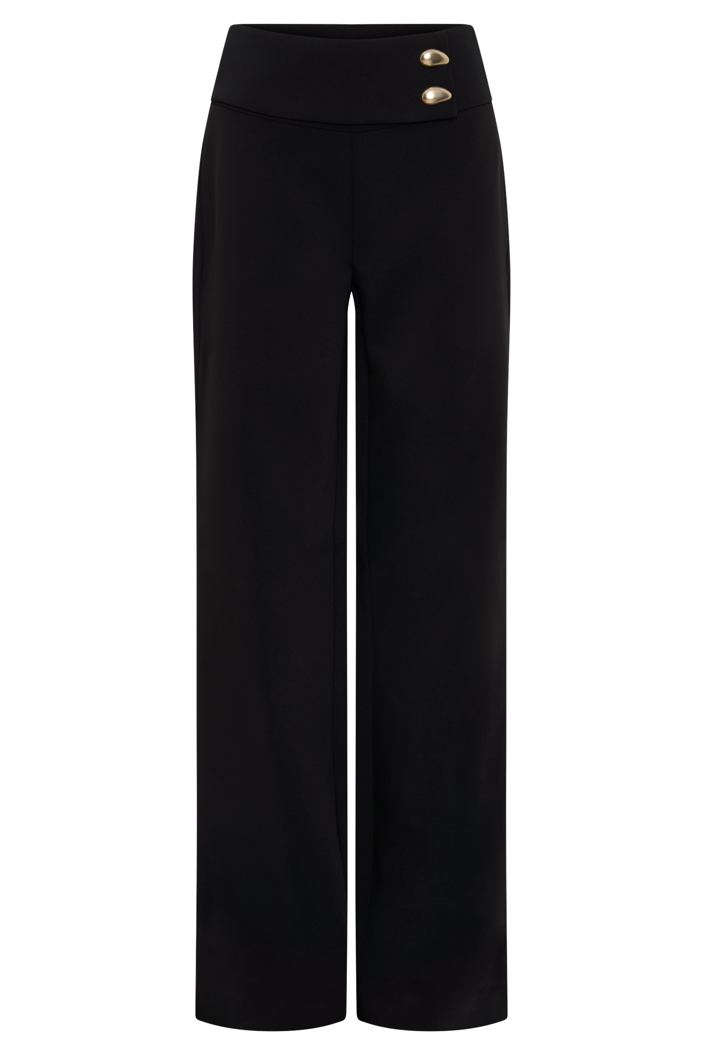Lindie Straight Leg Suiting Pants - Black