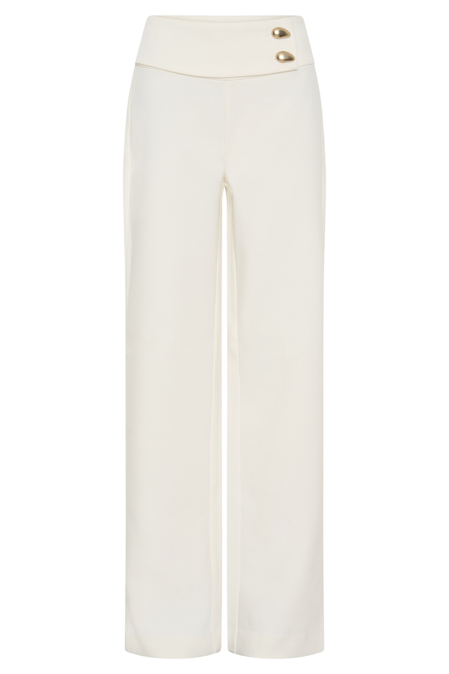 Lindie Straight Leg Suiting Pants - Ivory