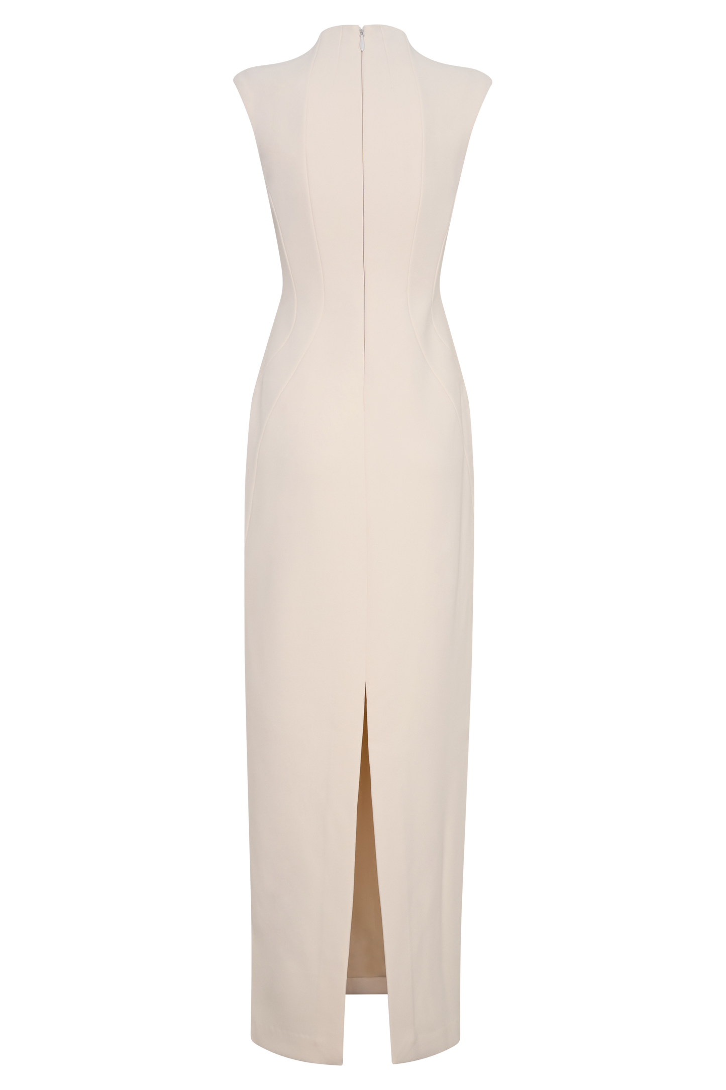 Michelle Cut Out Maxi Dress - Buttercream