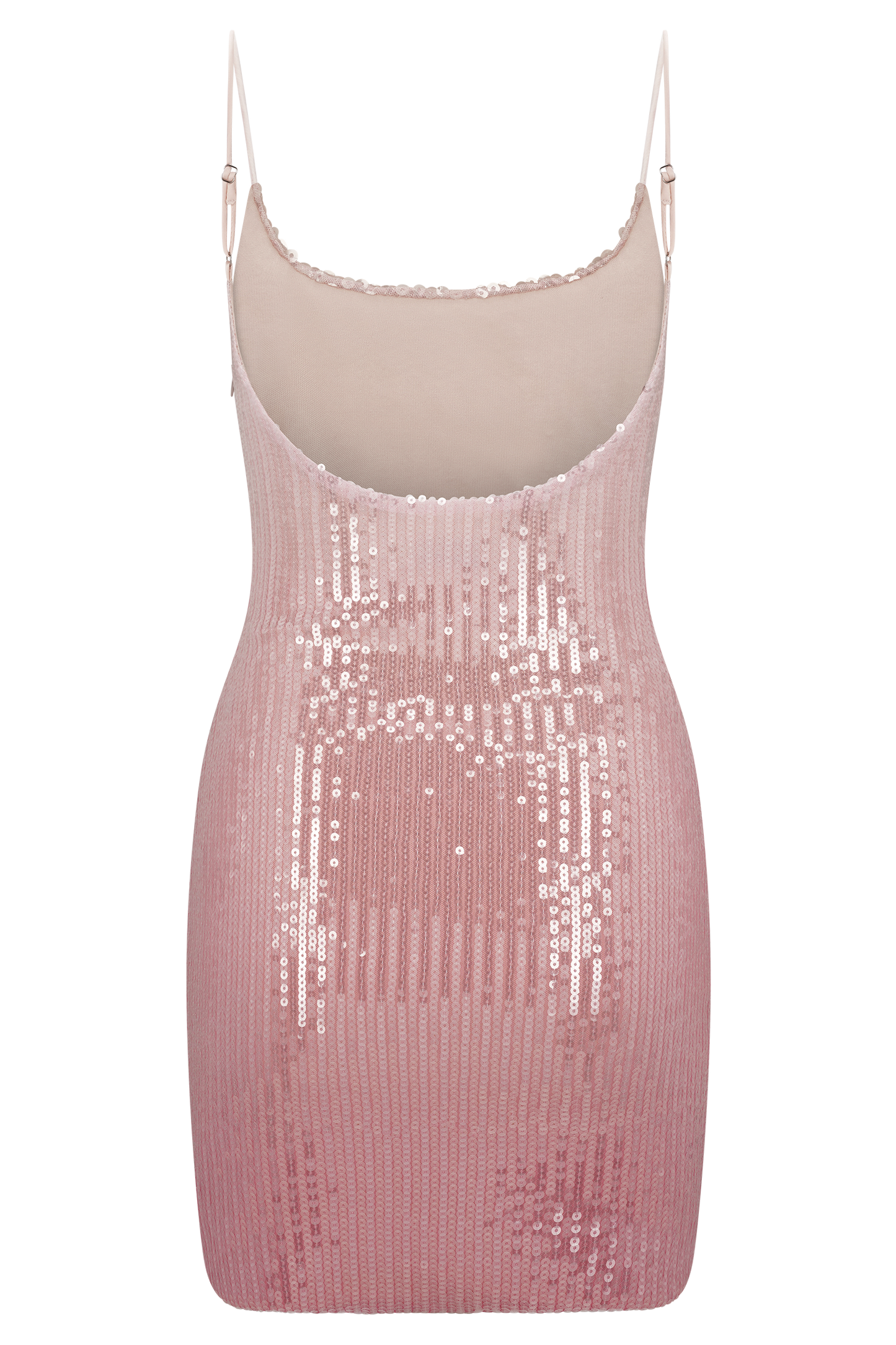 Mora Sequin Mini Dress - Ombre Pink