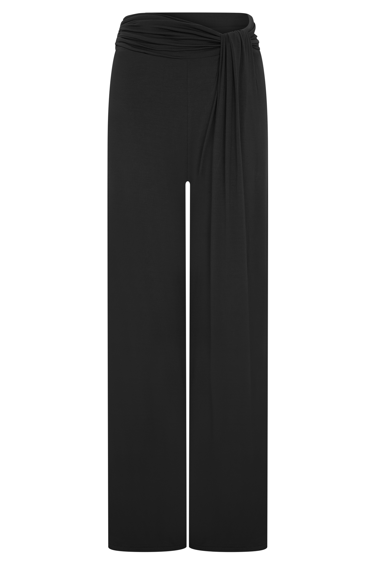 Ramona Modal Straight Leg Pant - Black