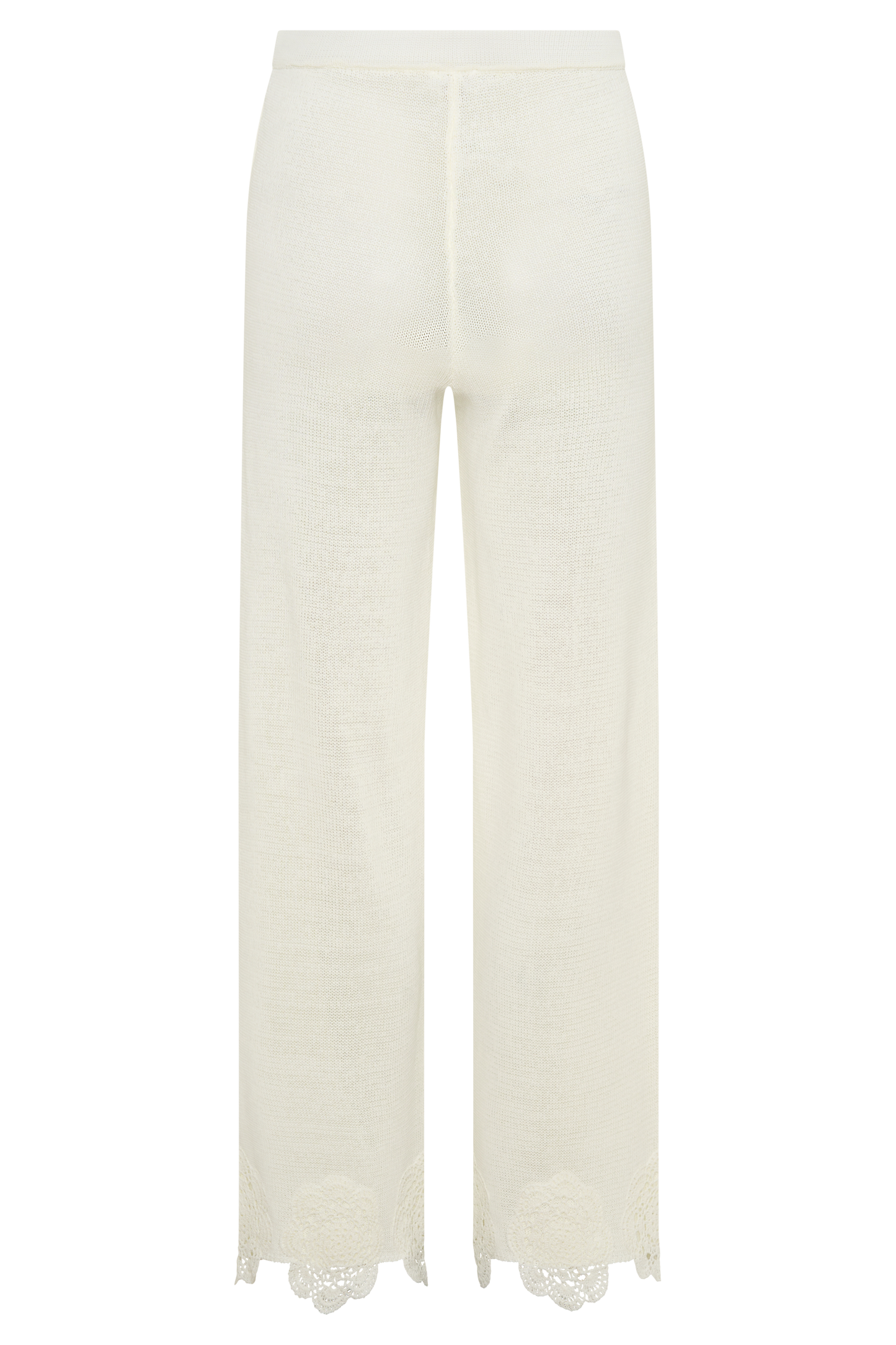 Salley Crochet Pants - Ivory