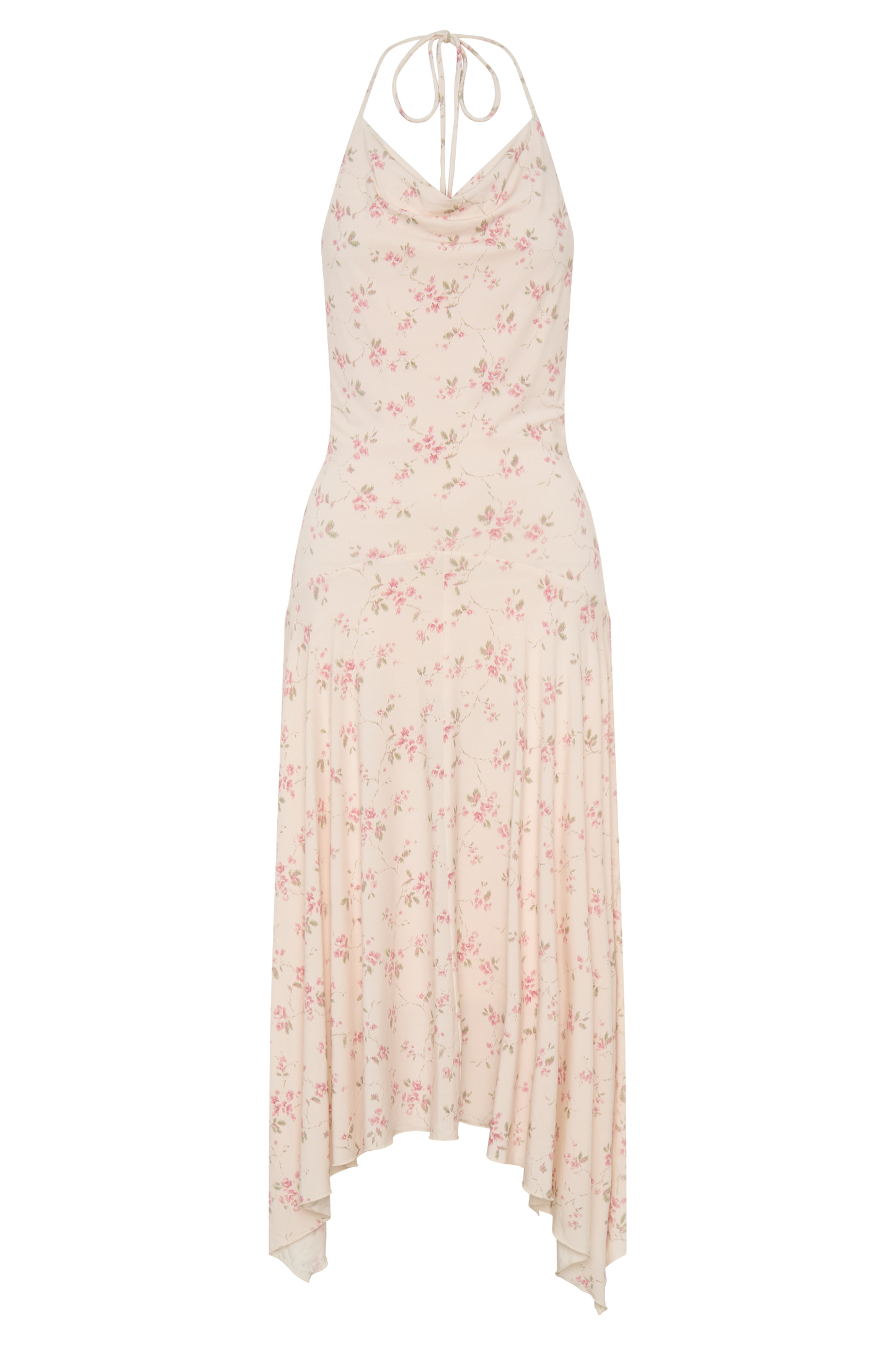 Sylvie Modal Hankie Midi Dress - Floral Ditsy Print