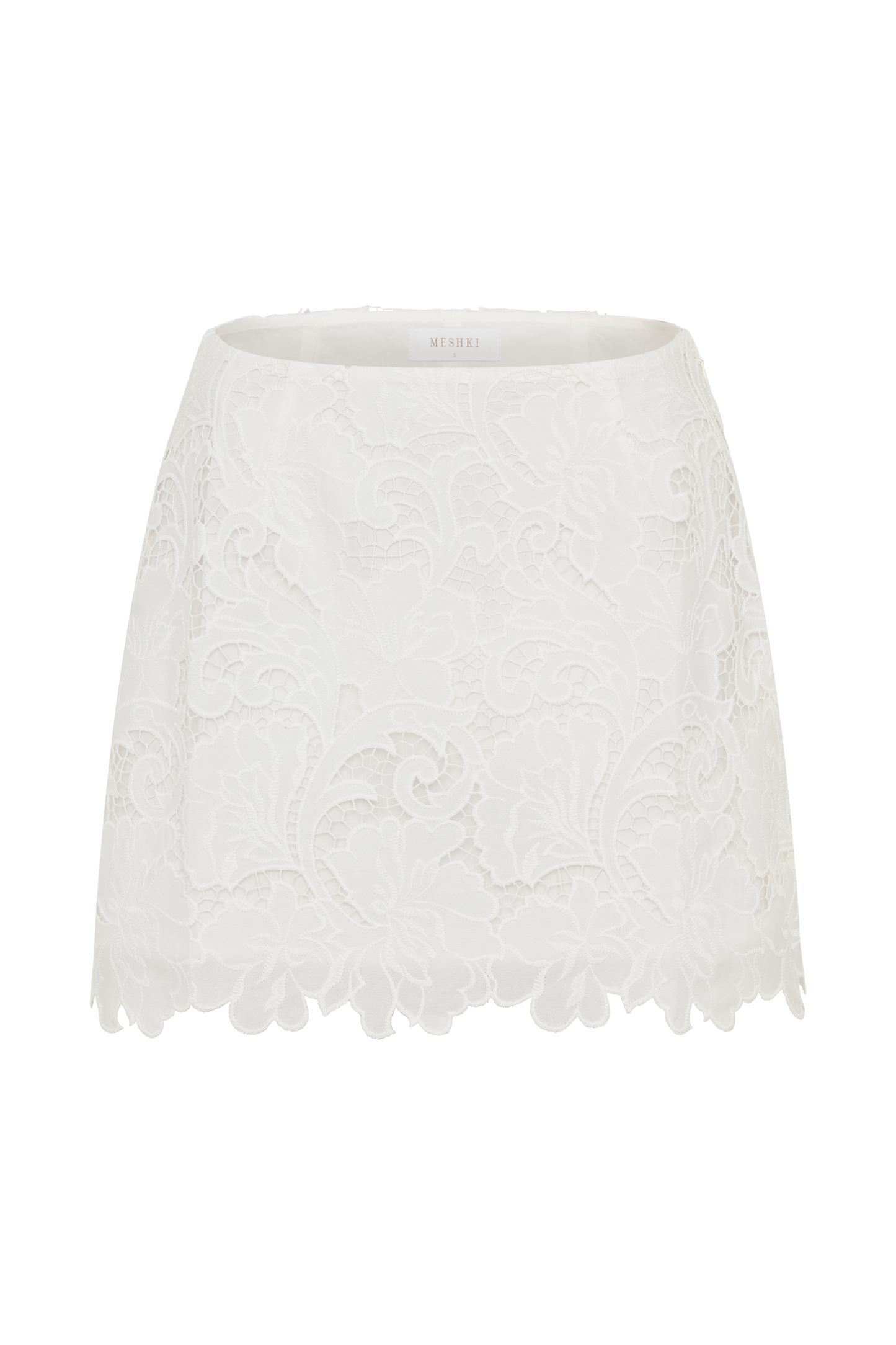 Tessa Broderie Mini Skirt - White