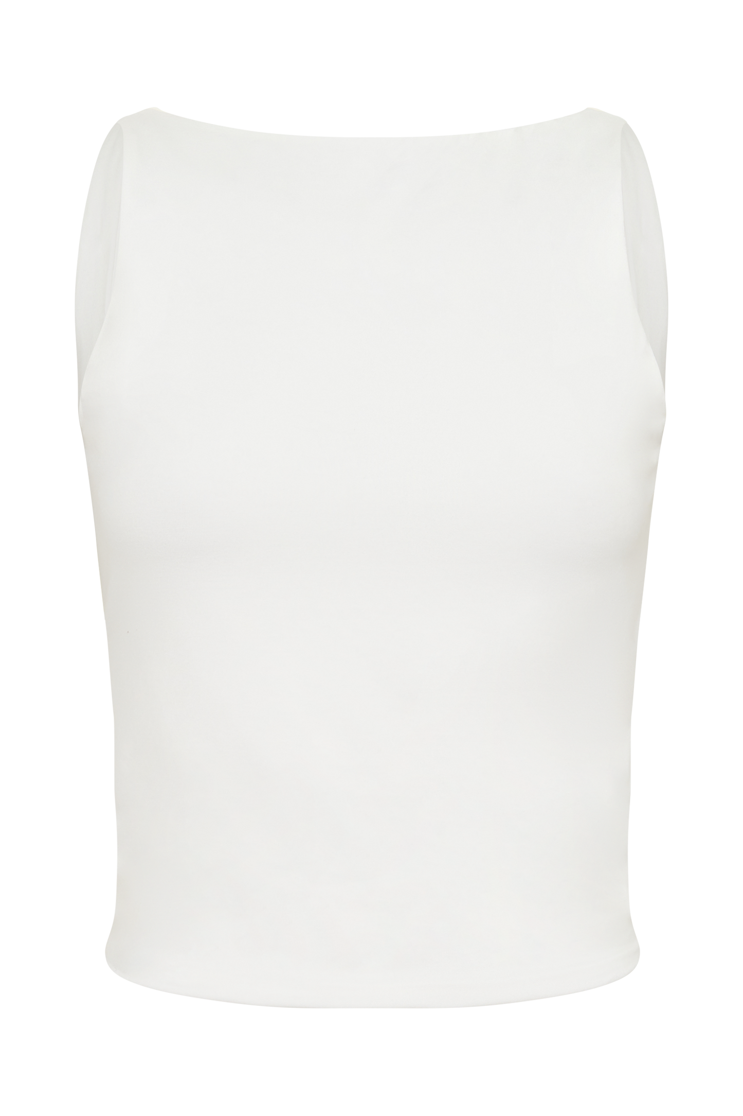 Yura Backless Twist Top - White