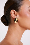 Austen Irregular Earrings - Silver