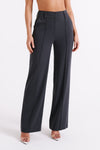 Lisa High Waist Suiting Trousers - Black