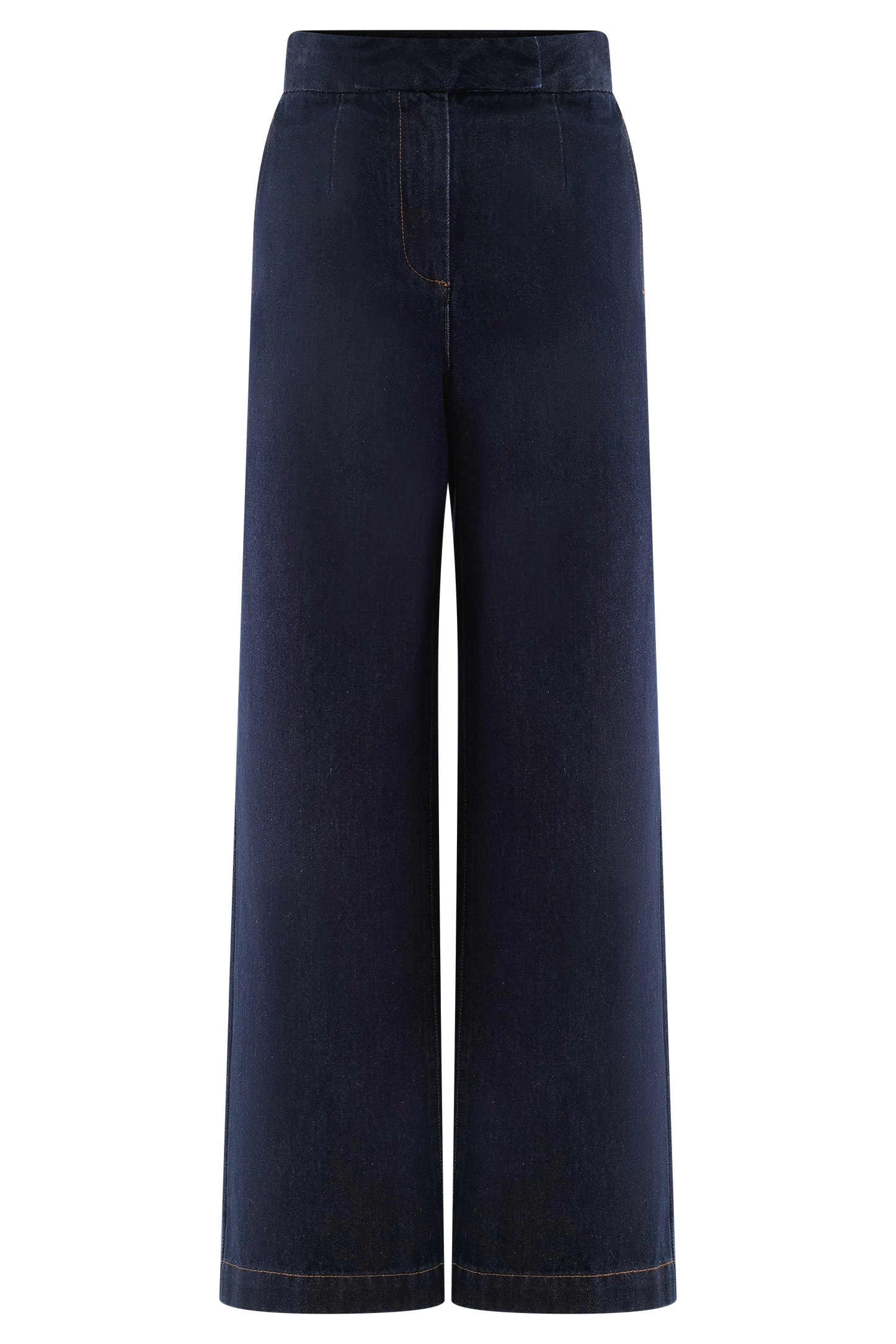 Rayne Wide Leg Denim Jeans - Indigo Blue