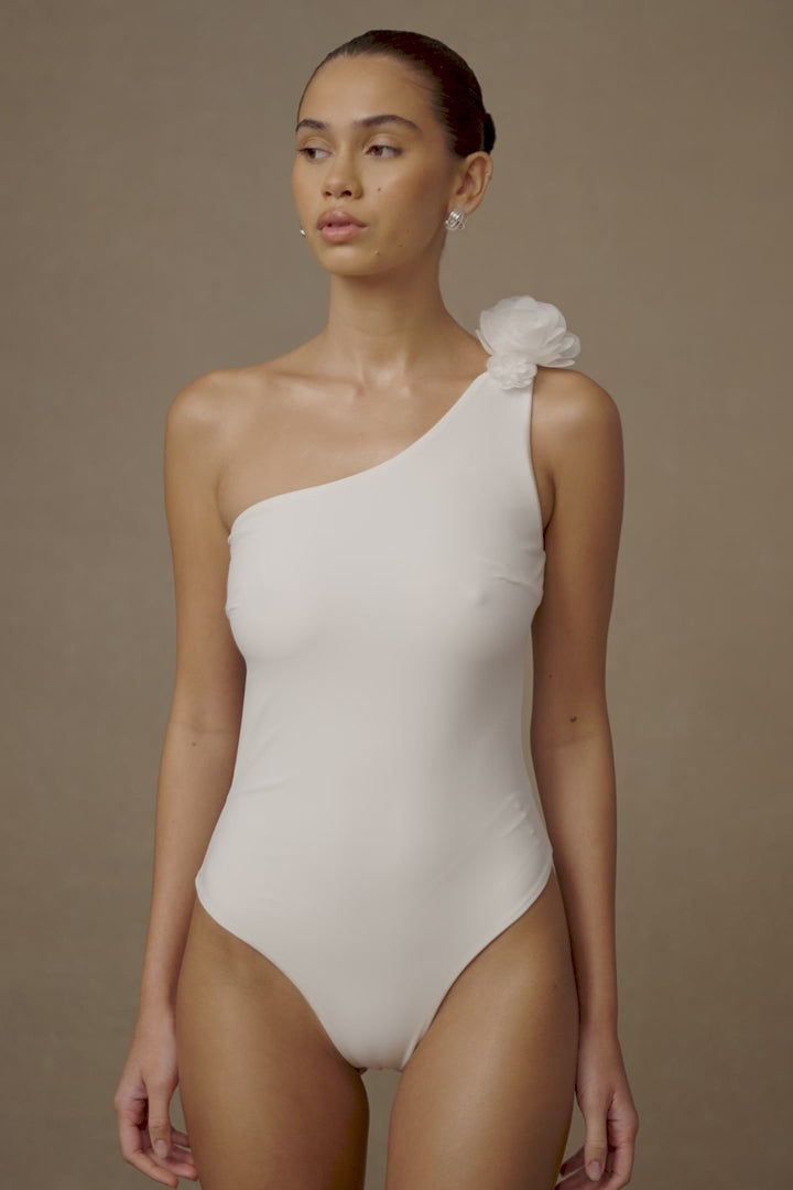 Taryn Rose One Piece With Cutout - White