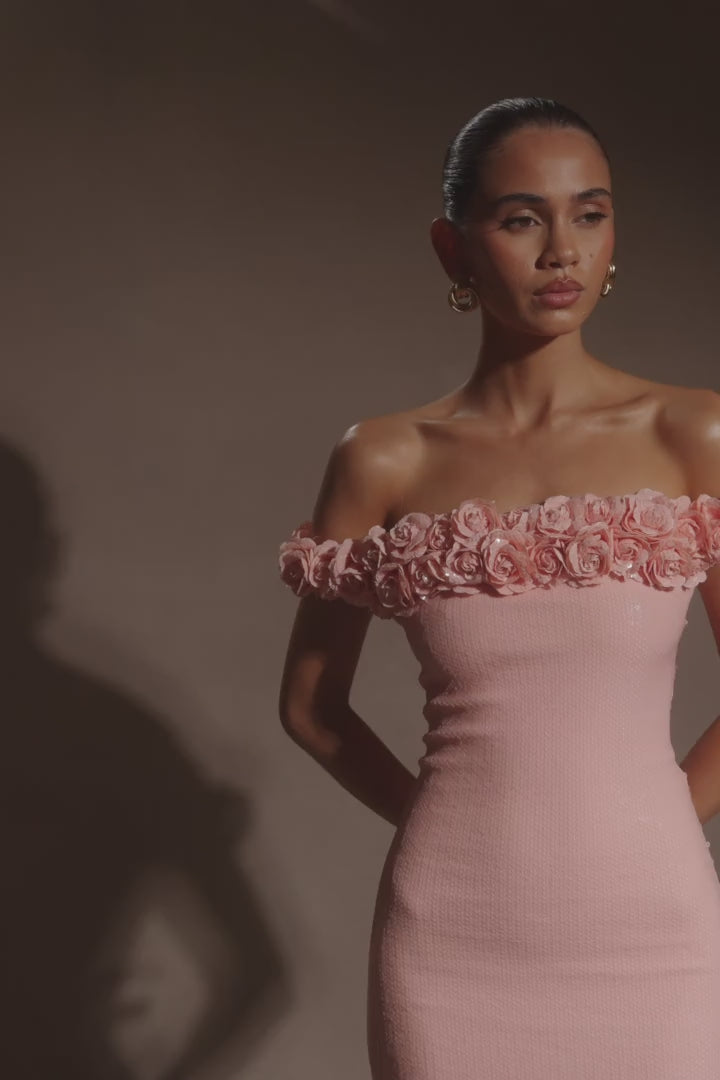 Vignette CARRIE DRESS- Rose main image 1