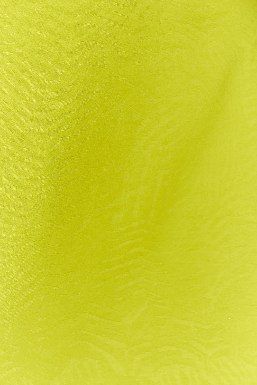 Annalise Satin A Line Mini Skirt - Chartreuse