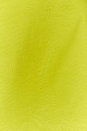 Annalise Satin A Line Mini Skirt - Chartreuse