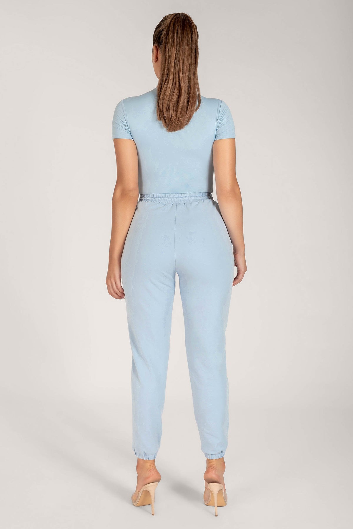 Haven Short Sleeve Bodysuit - Cornflower Blue