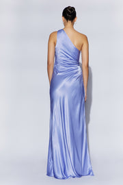 Calliope One Shoulder Maxi Dress - Lavender
