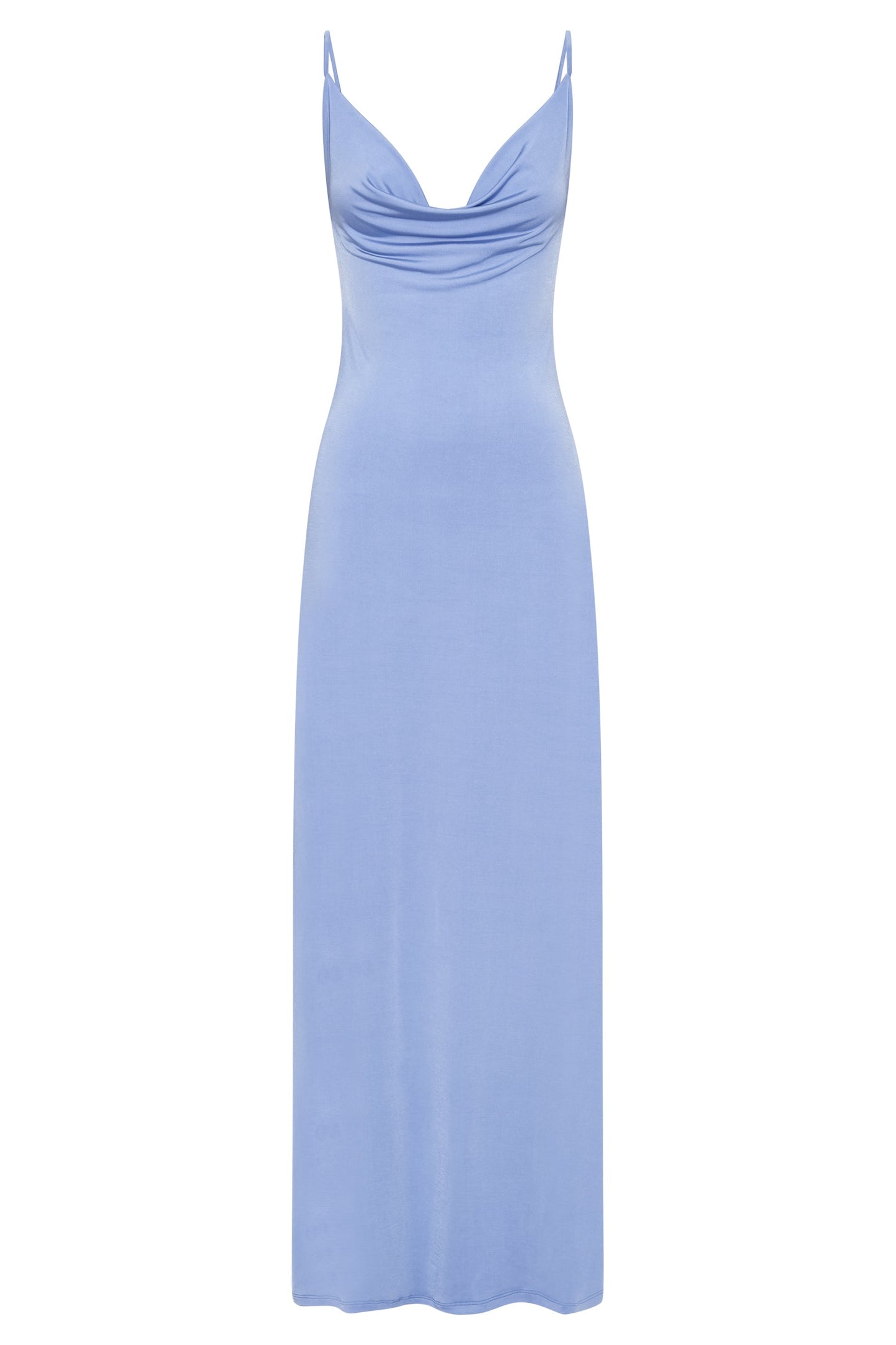 Darcy Cowl Maxi Dress With Low Back - Lavender