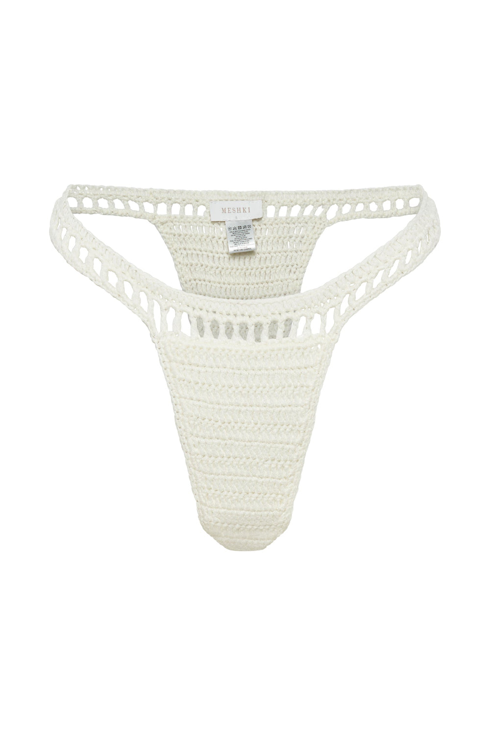 Korina Crochet Bikini Bottom - White