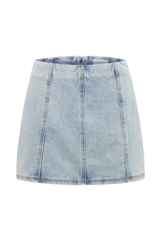 Hollis Denim Mini Skirt - Light Blue