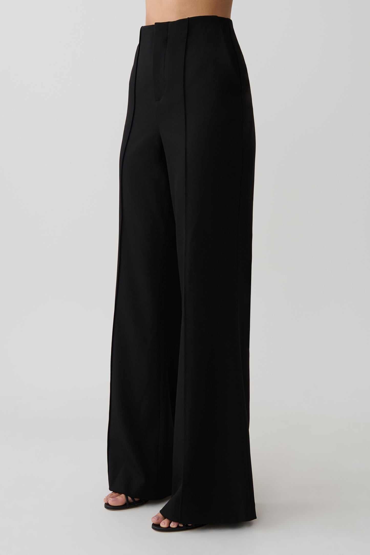 Eden High Waisted Suiting Pants - Black