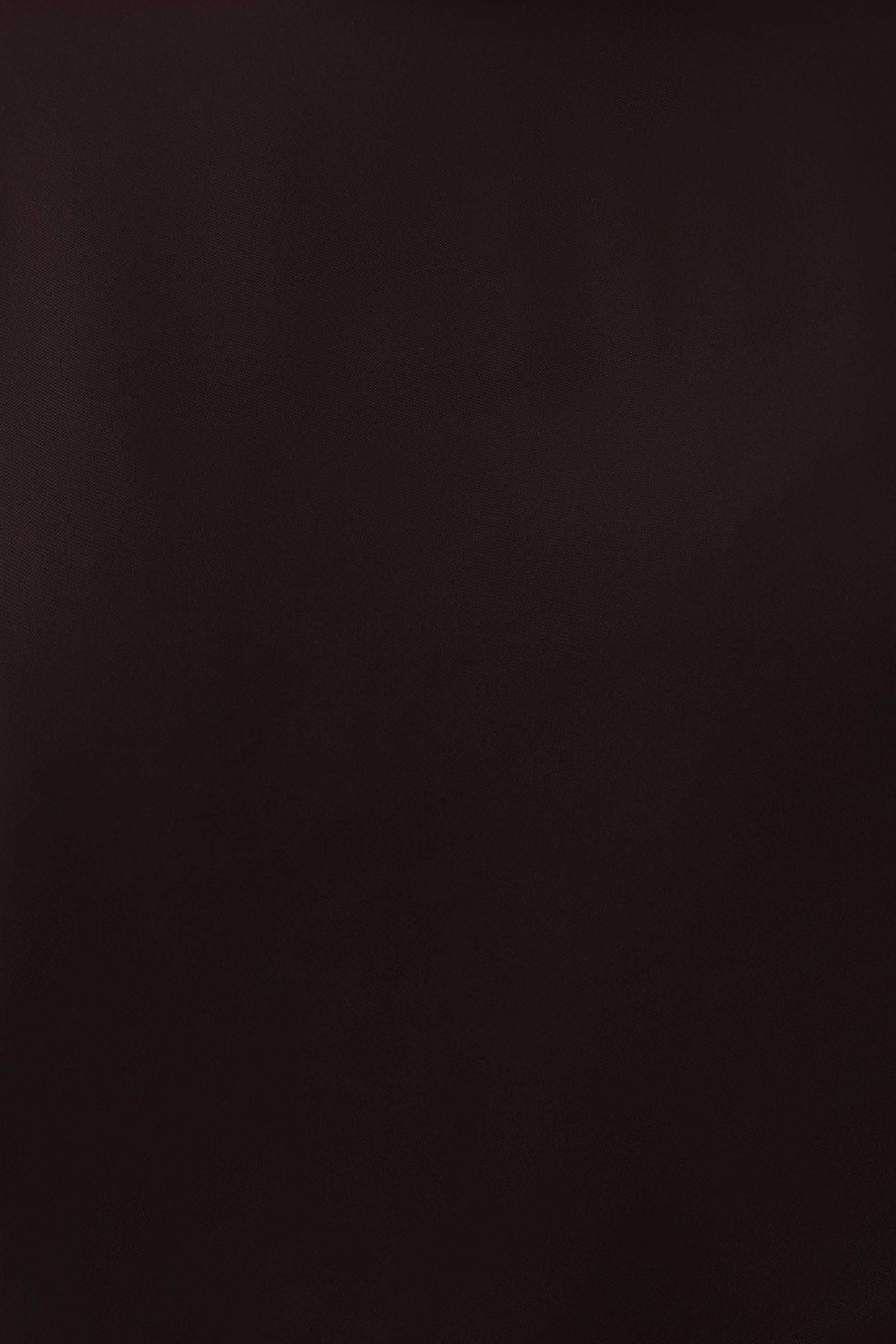 Harlyn Shoulder Pad Short Sleeve Satin Top - Dark Chocolate