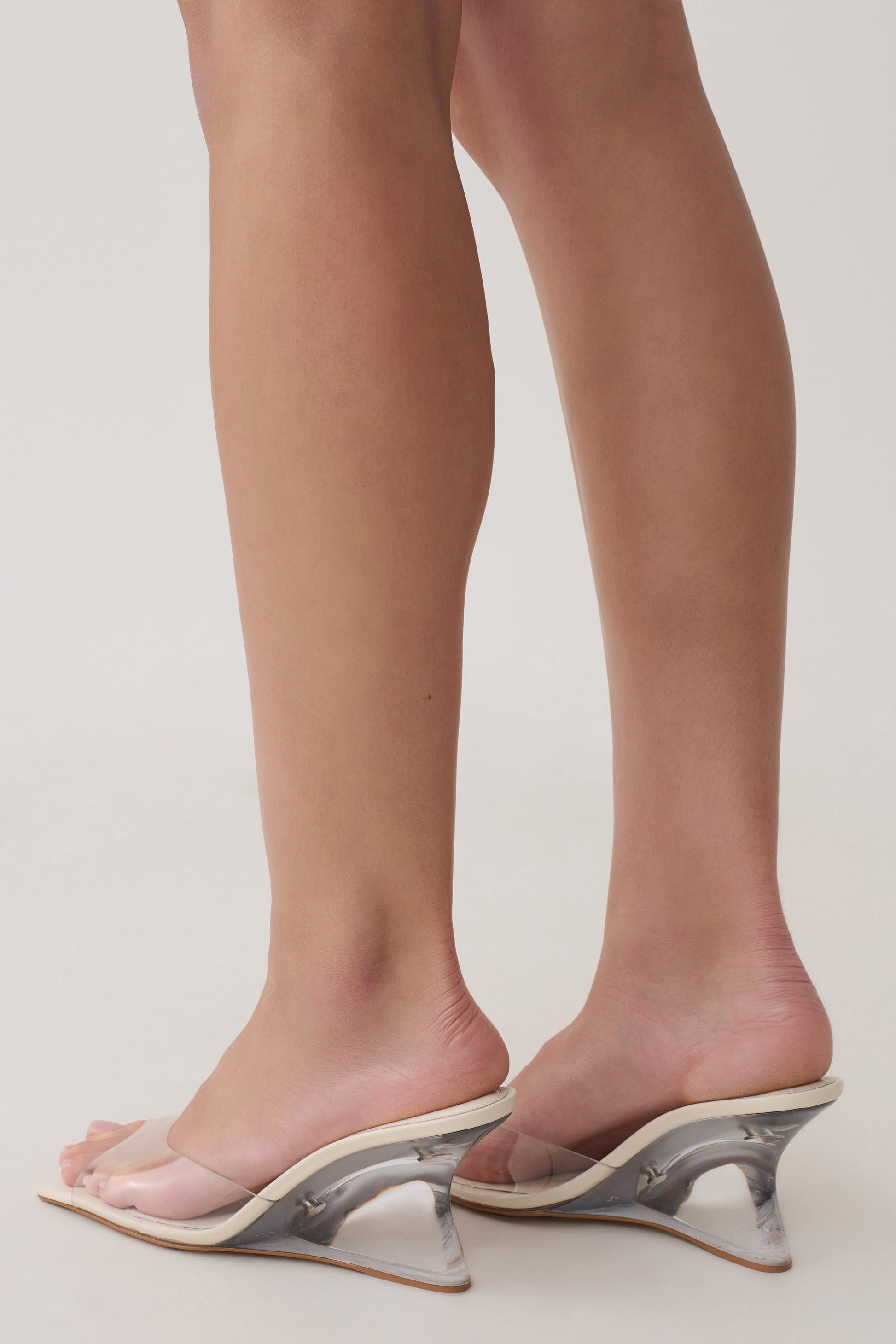 Evania Wedge Sandals - Ivory #2