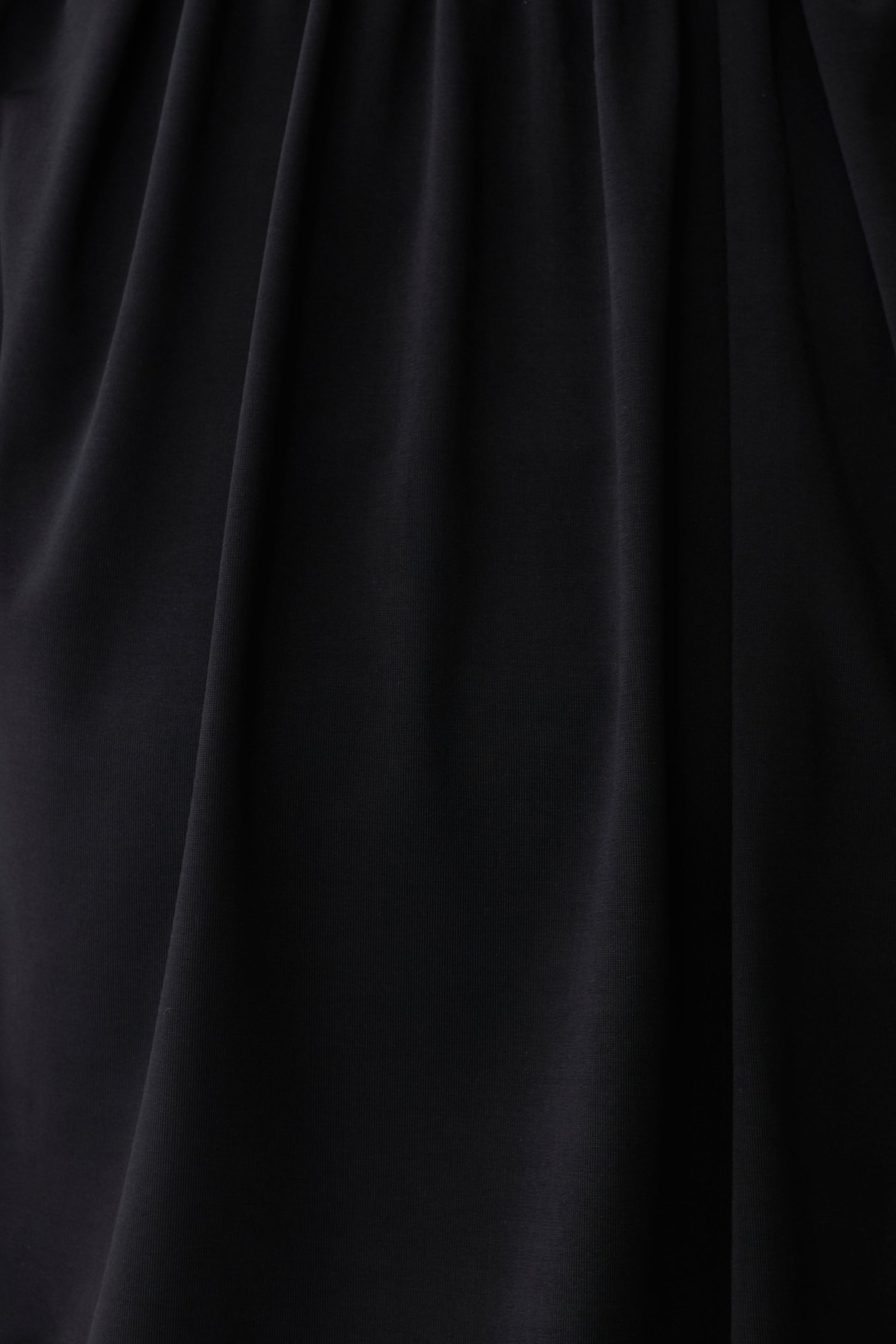 True Drop Waist Gathered Midi Dress - Black #6