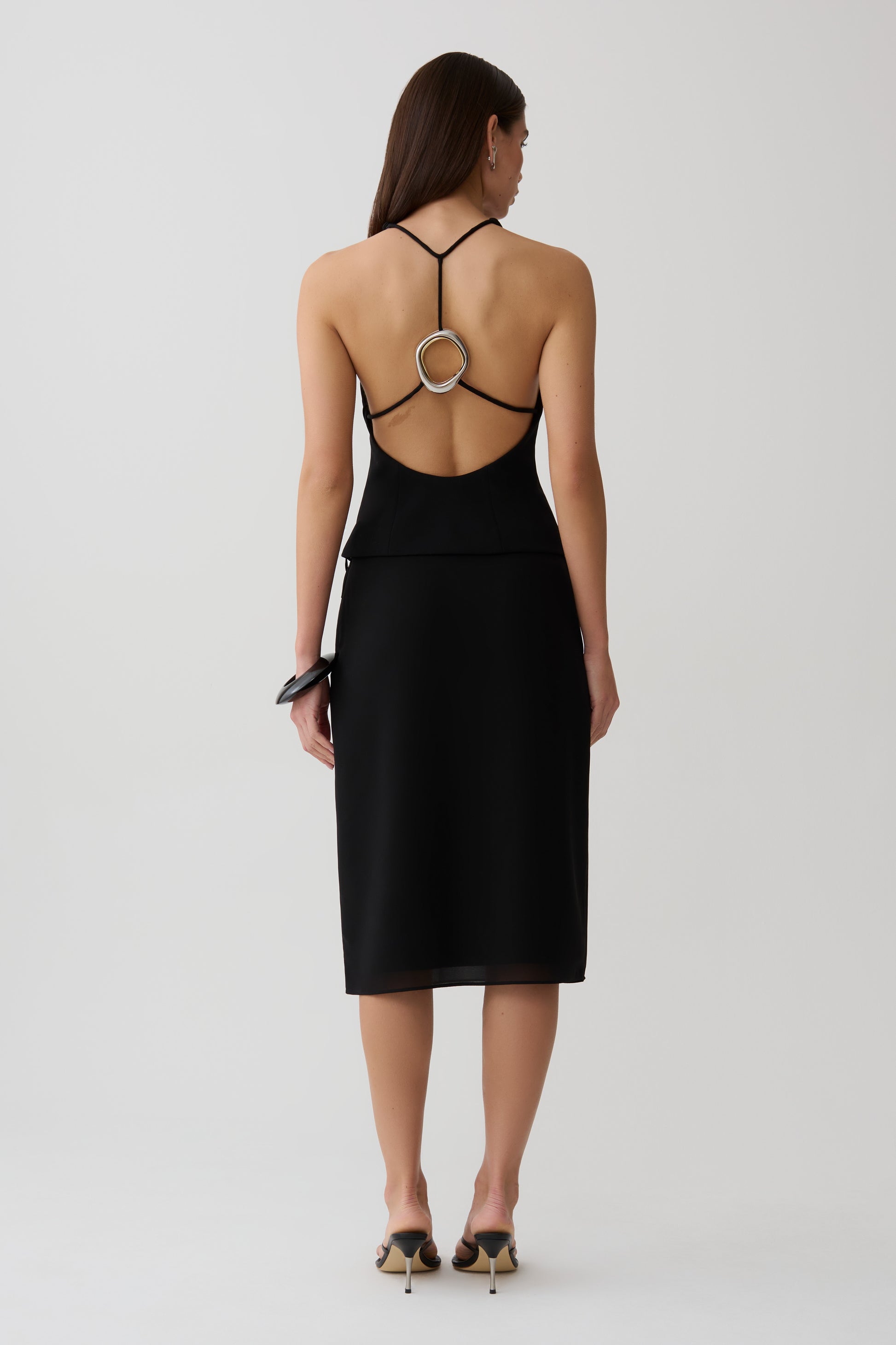 Bernadette Hardware Sleeveless Top - Black #5
