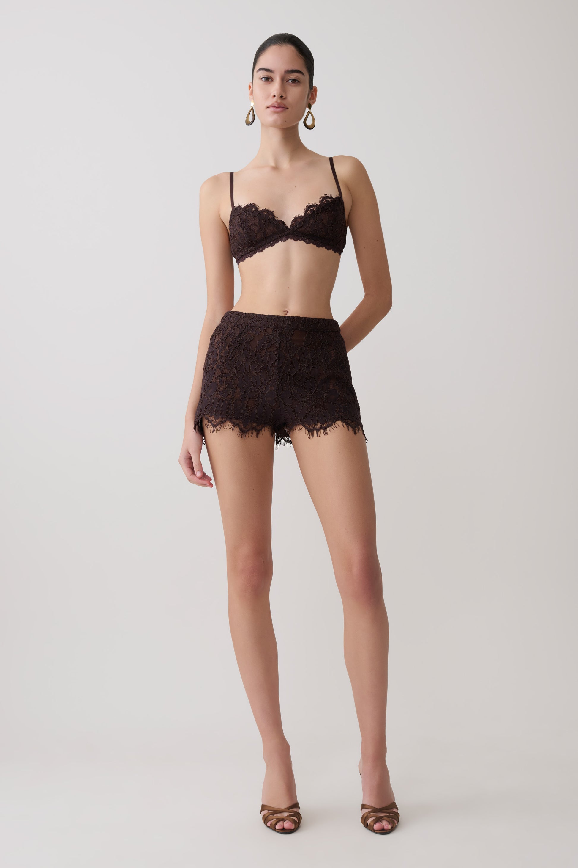 Gigi Lace Bralette - Dark Chocolate #7