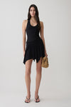 Ambrose Hankie Mini Skirt - Black