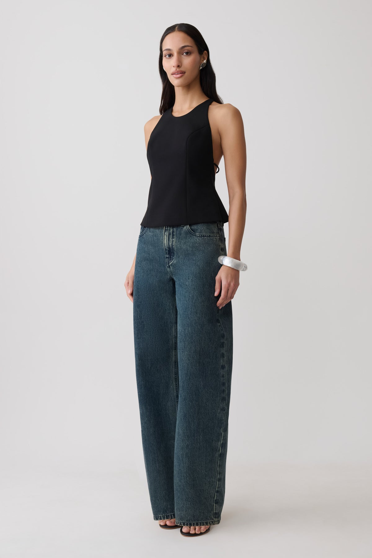 Bernadette Hardware Sleeveless Top - Black #4
