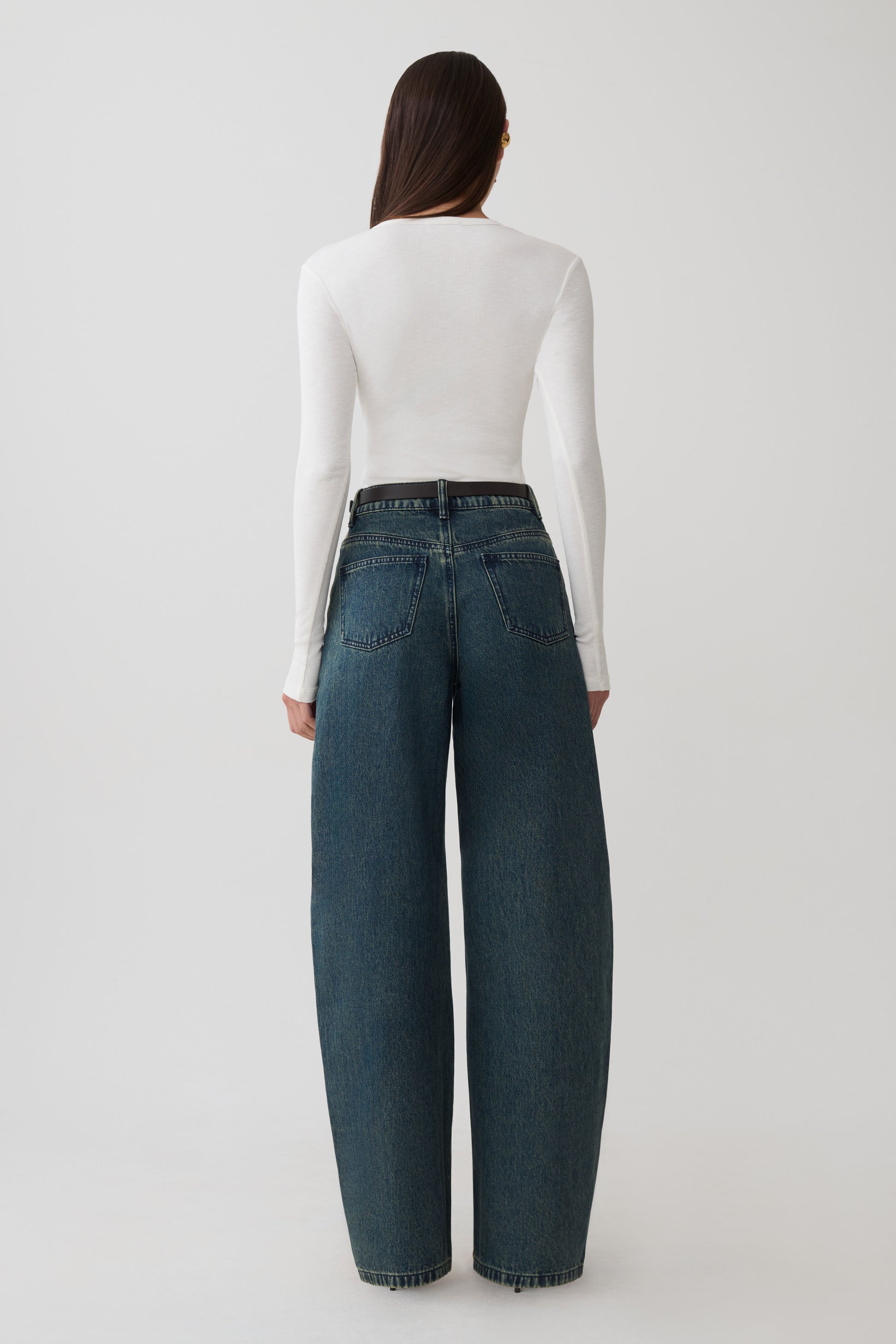 Leny Long Sleeve Top - White #5