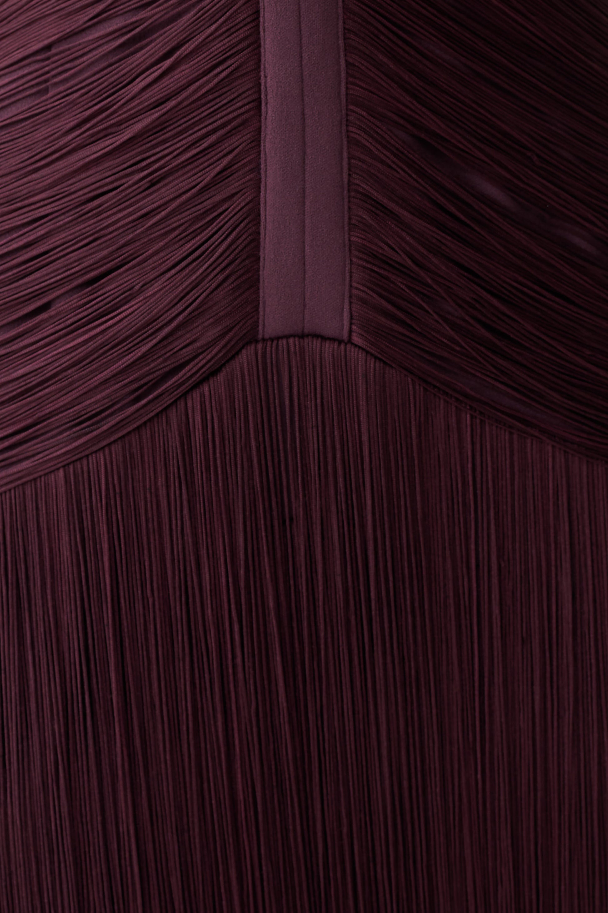 Tiffany Fringe Maxi Dress - Plum #6