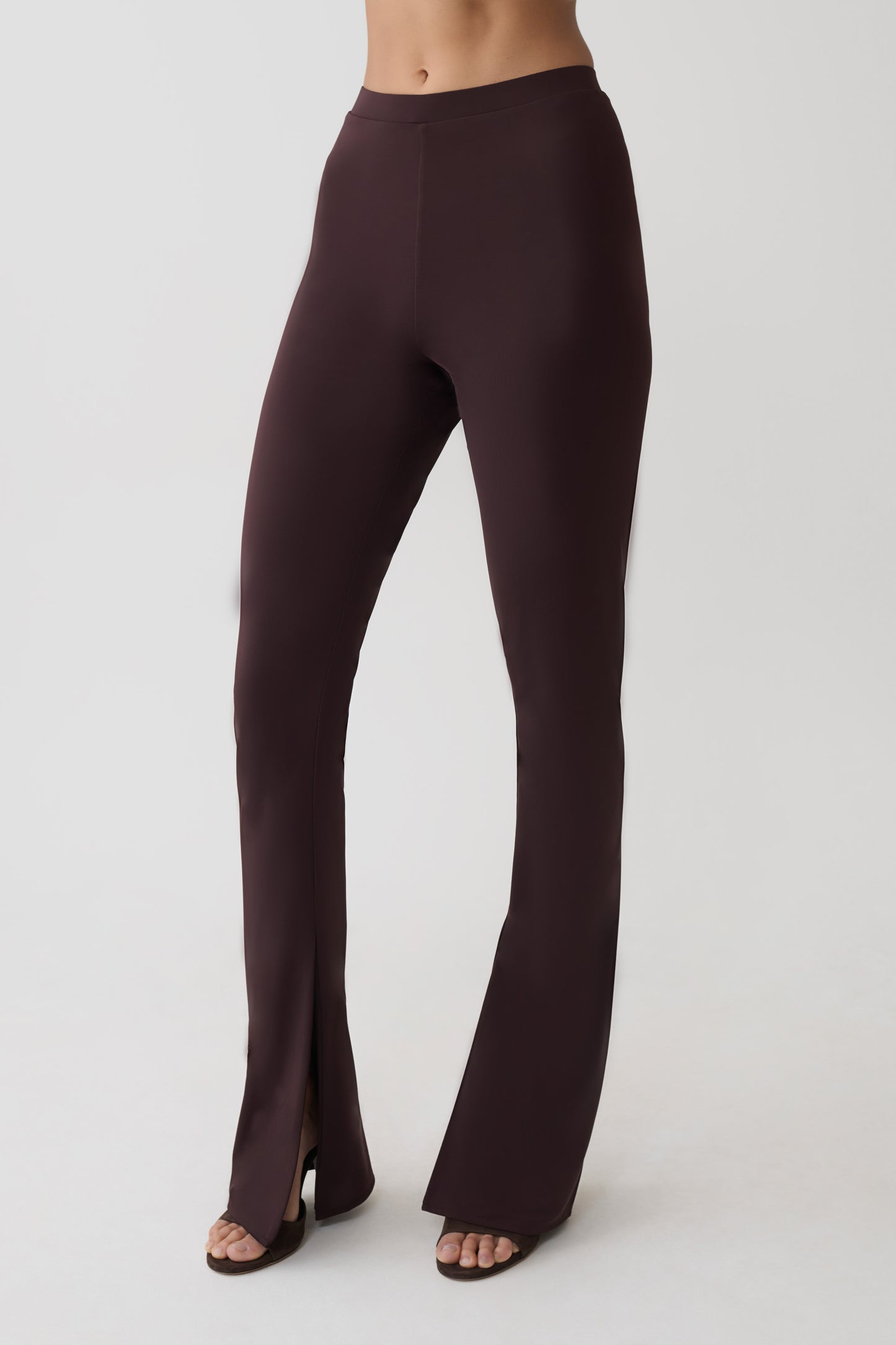 Fletcher Skinny Flare Pants - Chocolate